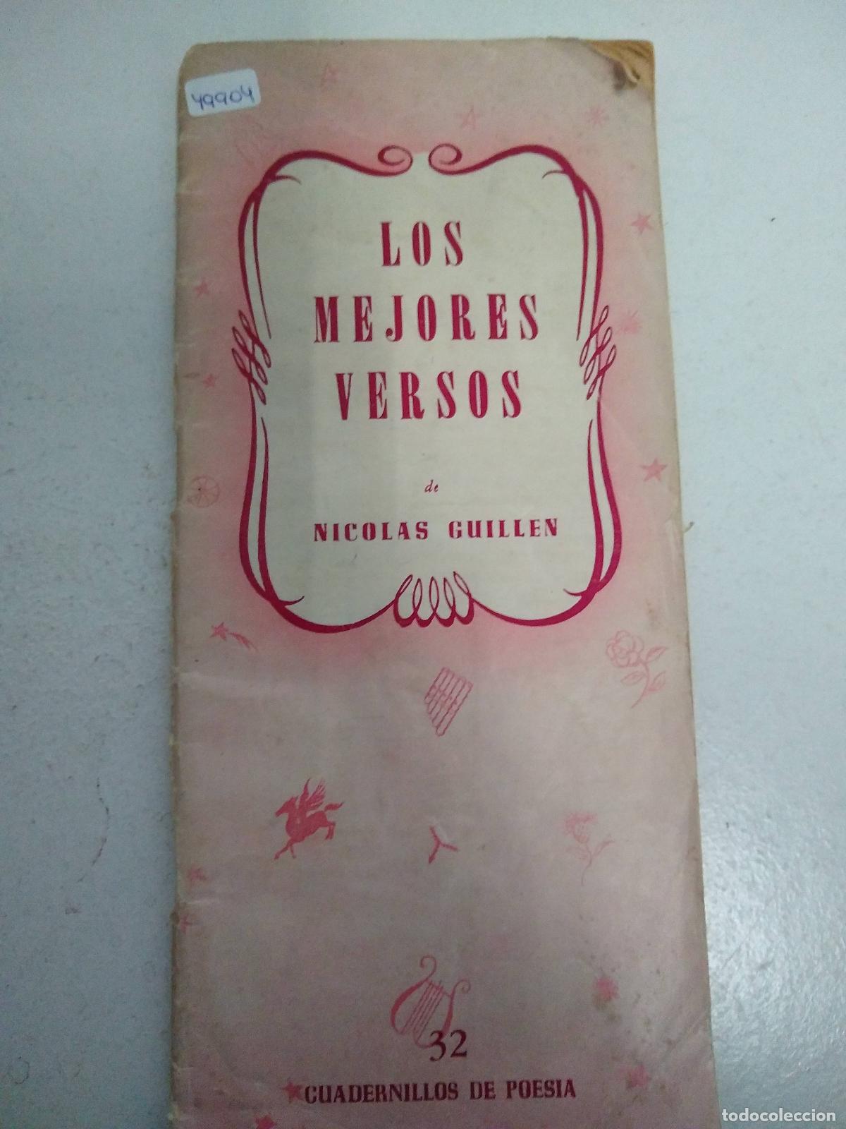 Libros: Los mejores versos - Nicolas Guillen - Foto 1