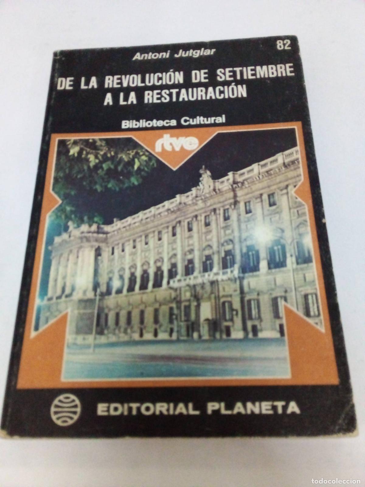 Livros em segunda m&atilde;o: De la Revolucion de Septiembre a la Restauracion - Antoni Jutglar Bernaus