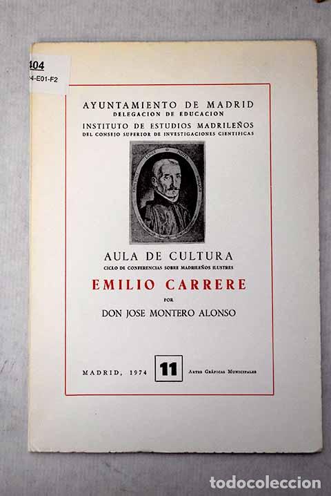 Libros: Emilio Carrere: : Instituto de Estudios Madrile&ntilde;os. - Foto 1