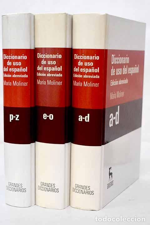 Libros: Diccionario de uso del espa&ntilde;ol.- Moliner, Mar&iacute;a - Foto 1
