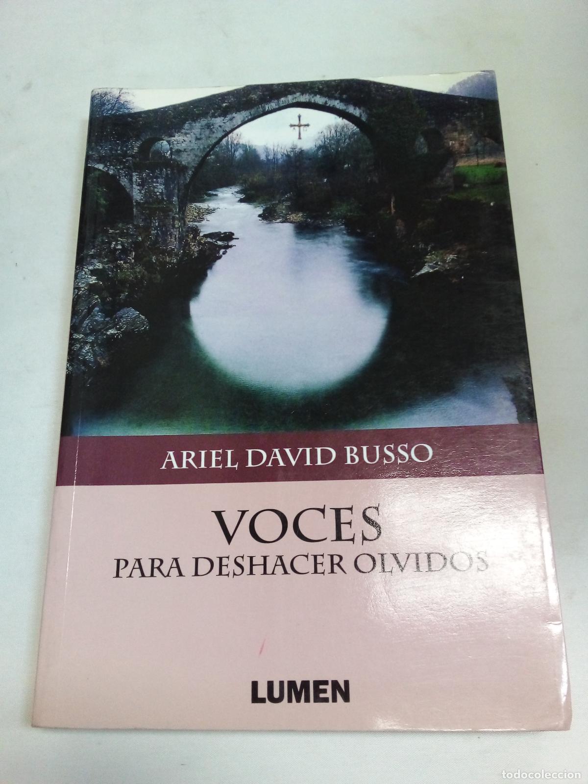 Libros: Voces para deshacer olvidos - Ariel David Busso - Foto 1