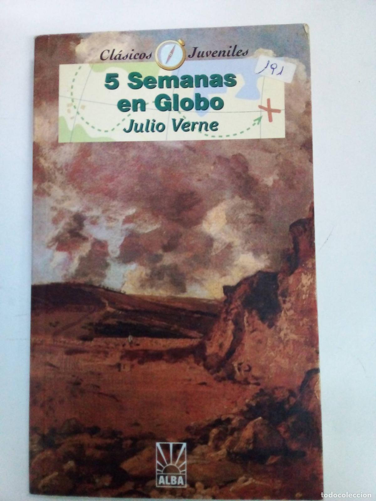 Libros: 5 Semanas En Globo - Julio Verne - Foto 1
