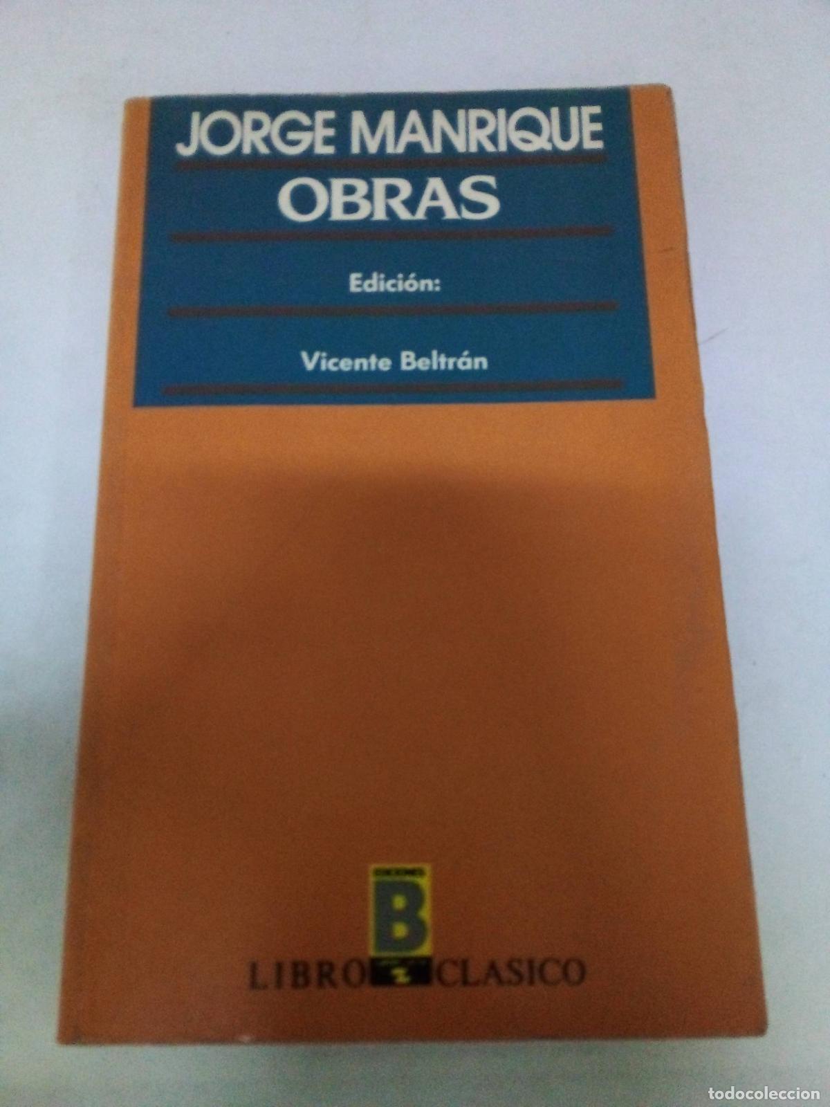 Libros: Obras - Manrique - Foto 1