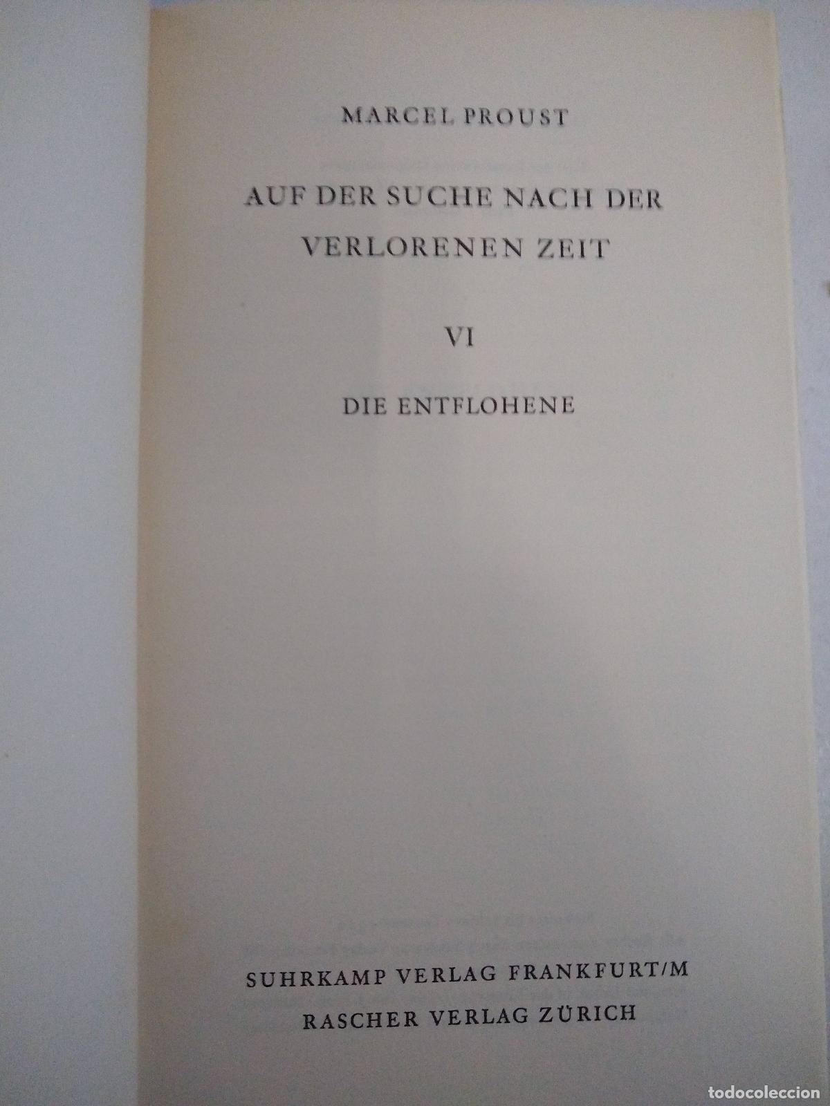 Libros: die entflohene - marcel proust - Foto 1