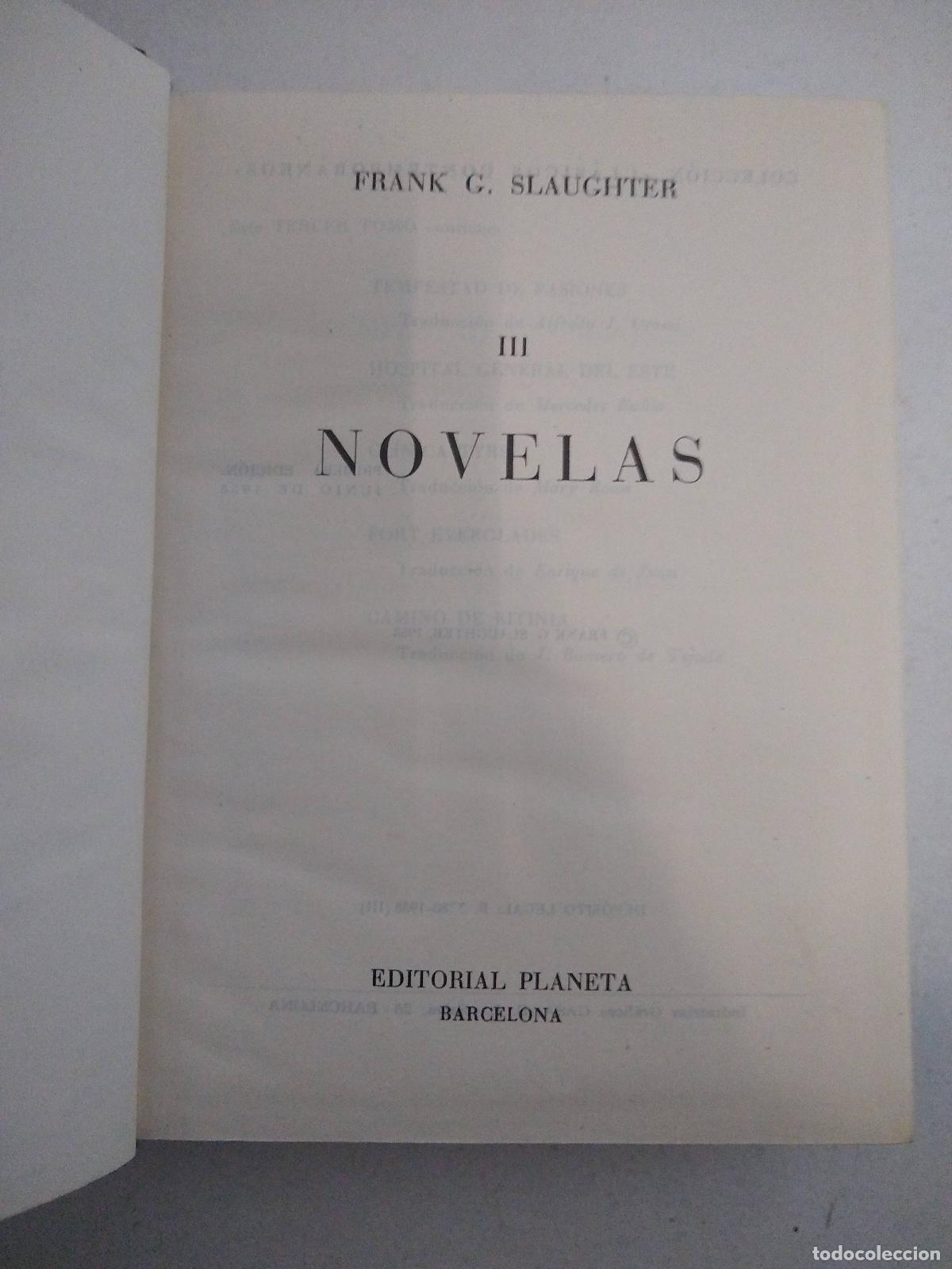Libros: Novelas III - Frank G Slaughter - Foto 1