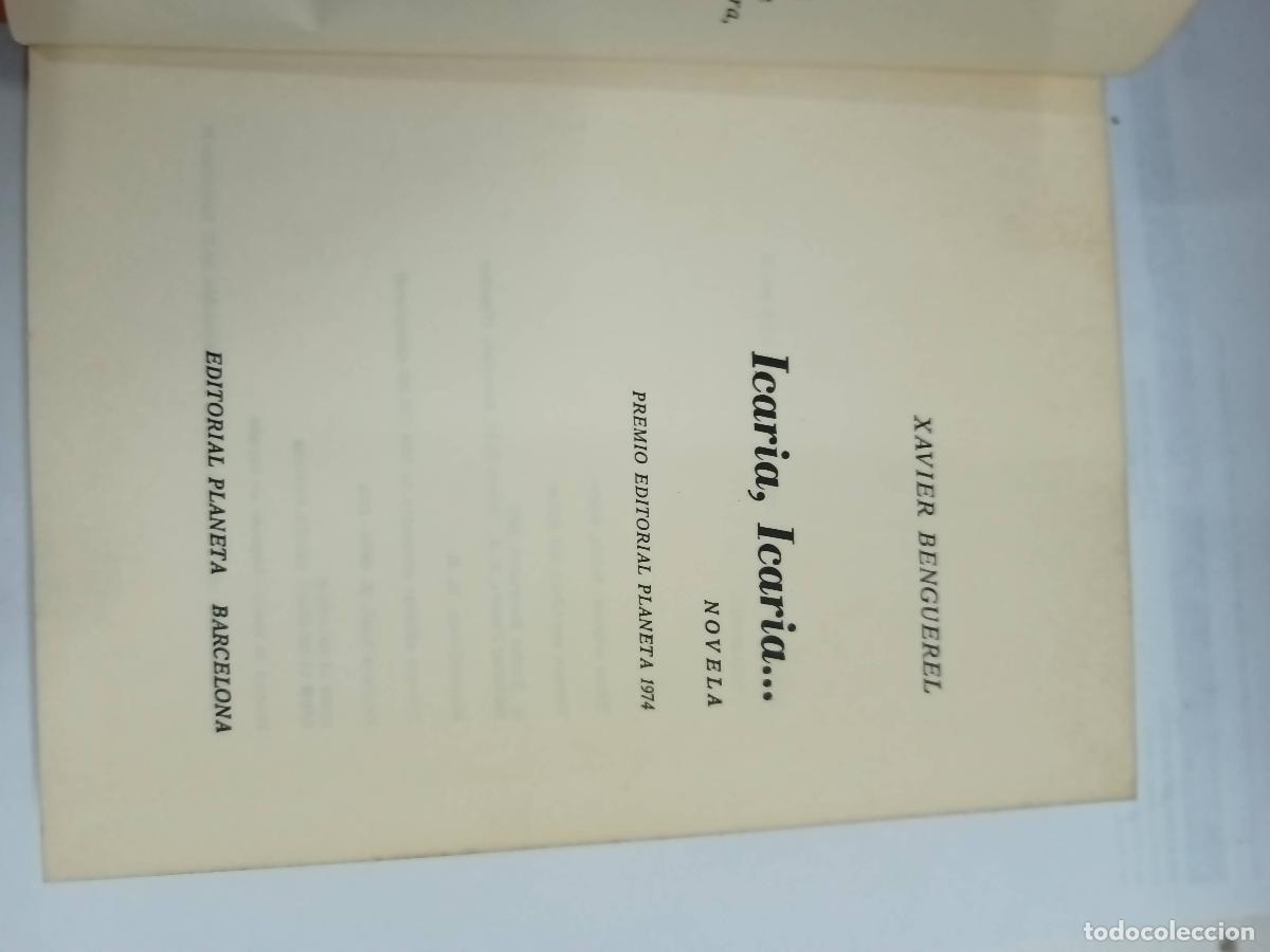 Libros: Icaria, Icaria - Xavier Benguerel - Foto 1
