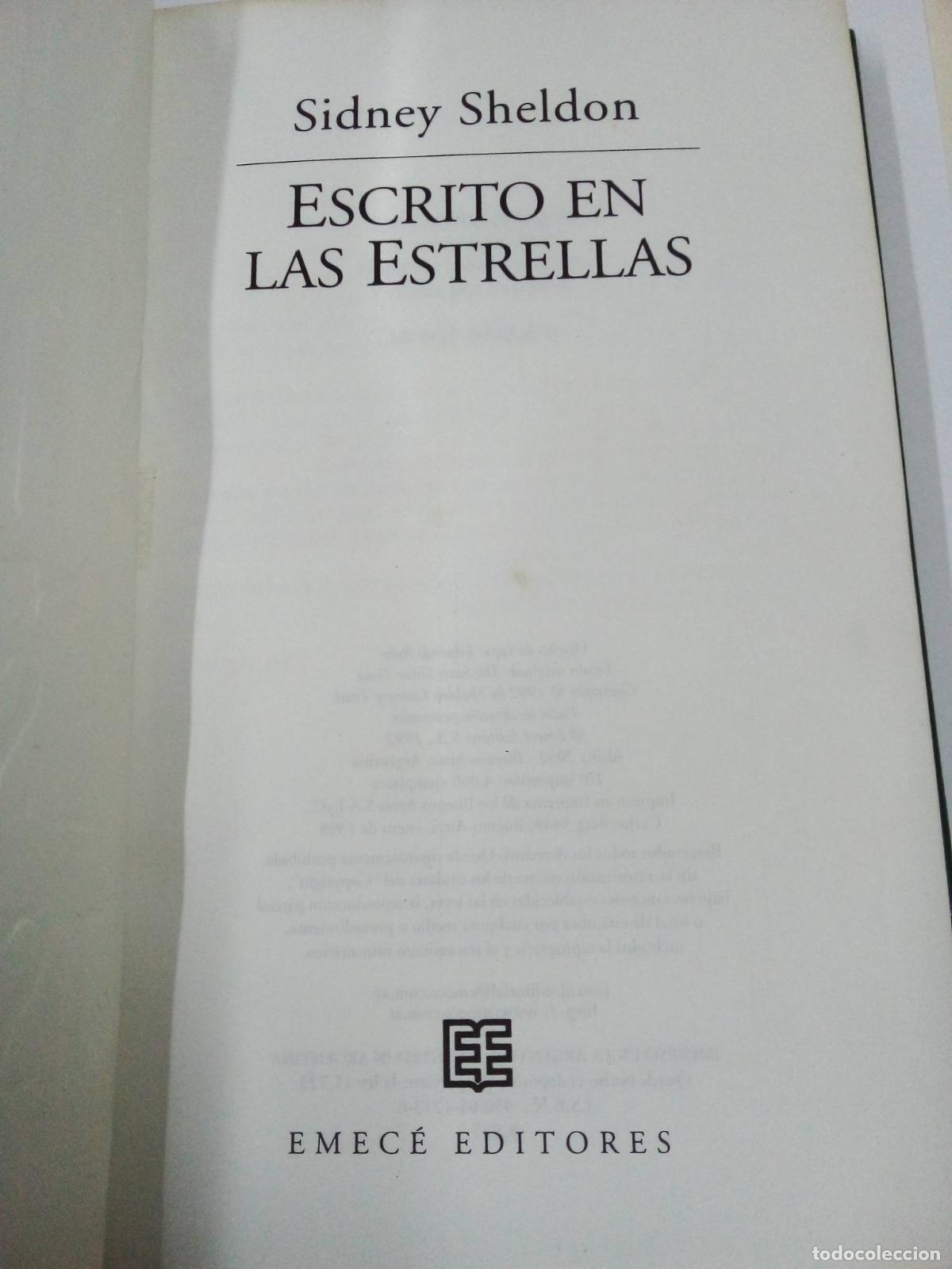 Libros: Escrito en las estrellas - Sidney Sheldon - Foto 1