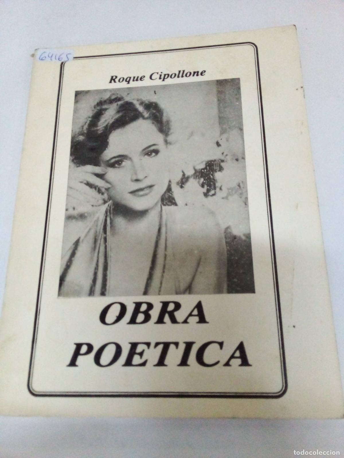 Livros em segunda m&atilde;o: Obra po&eacute;tica - Roque Cipollone