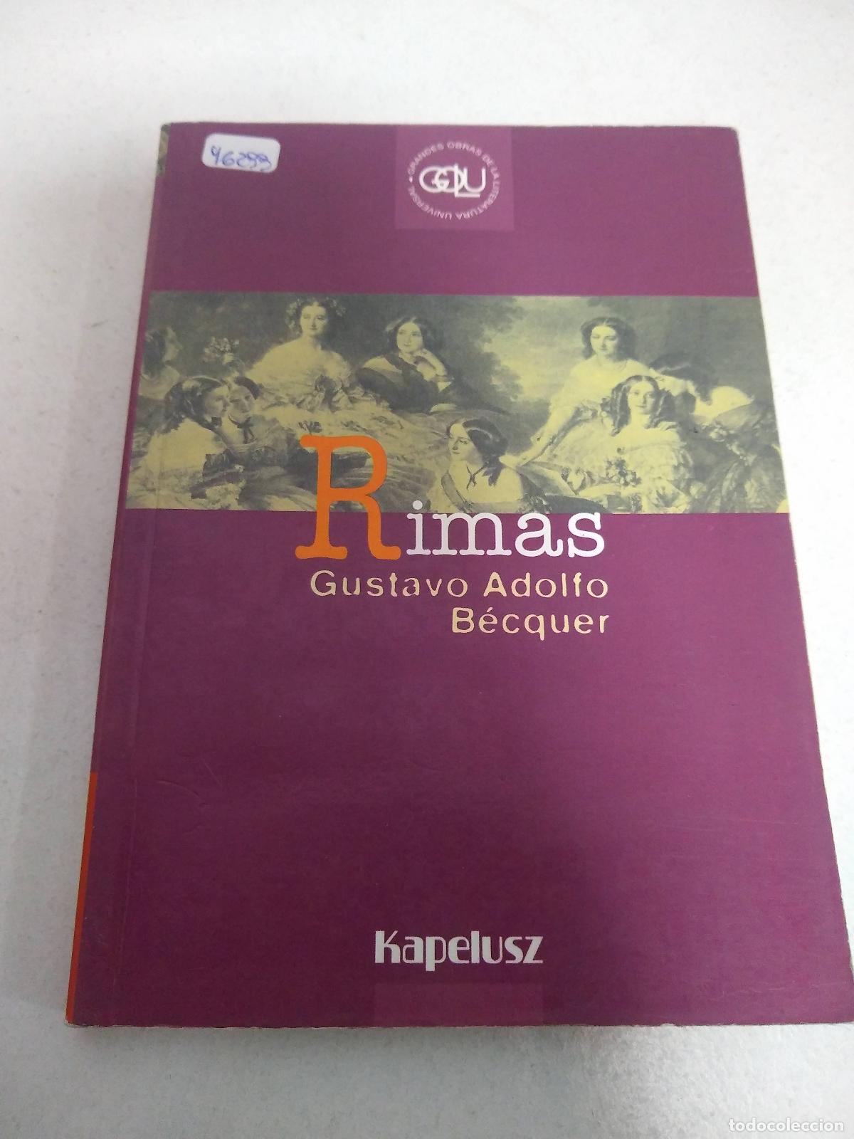 Libros: Rimas - Gustavo Adolfo Becquer - Foto 1