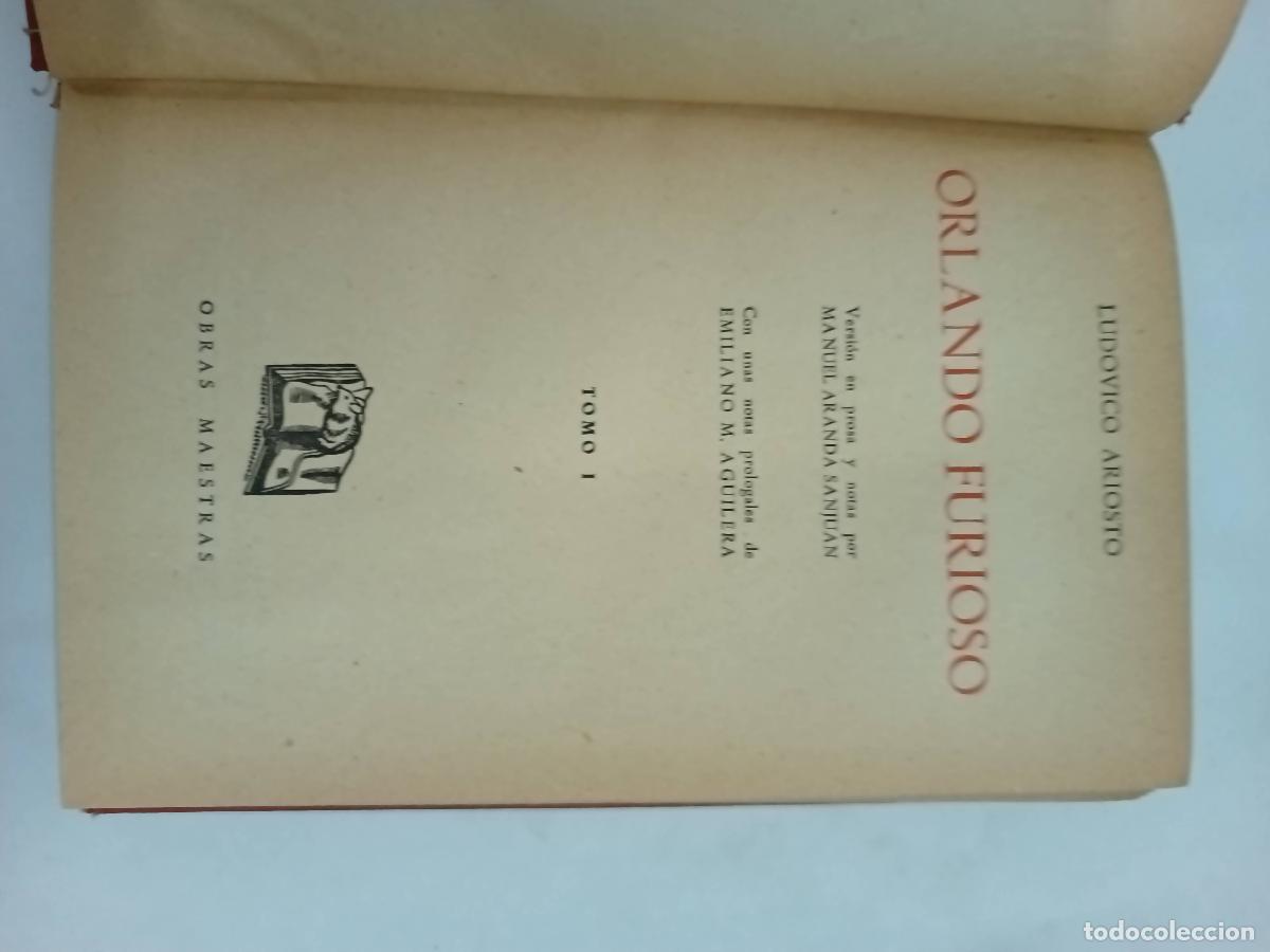 Libros: Orlando furioso - Ariosto - Foto 1