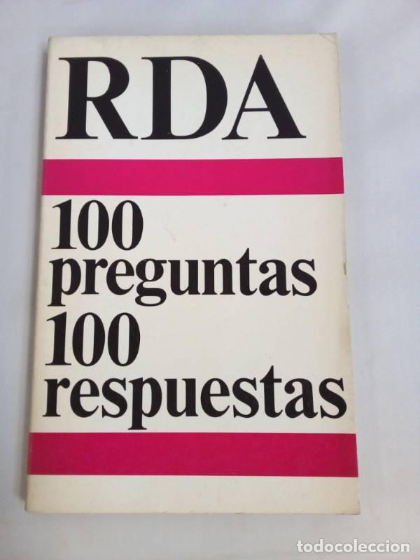 Livres: 100 preguntas 100 respuestas - RDA