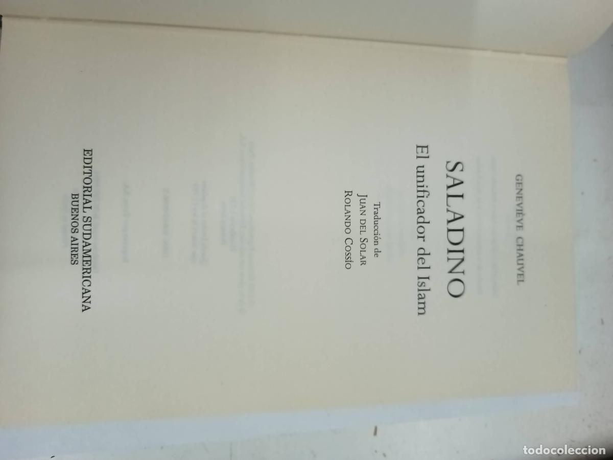 Libros: Saladino - Genevieve Chauvel - Foto 1