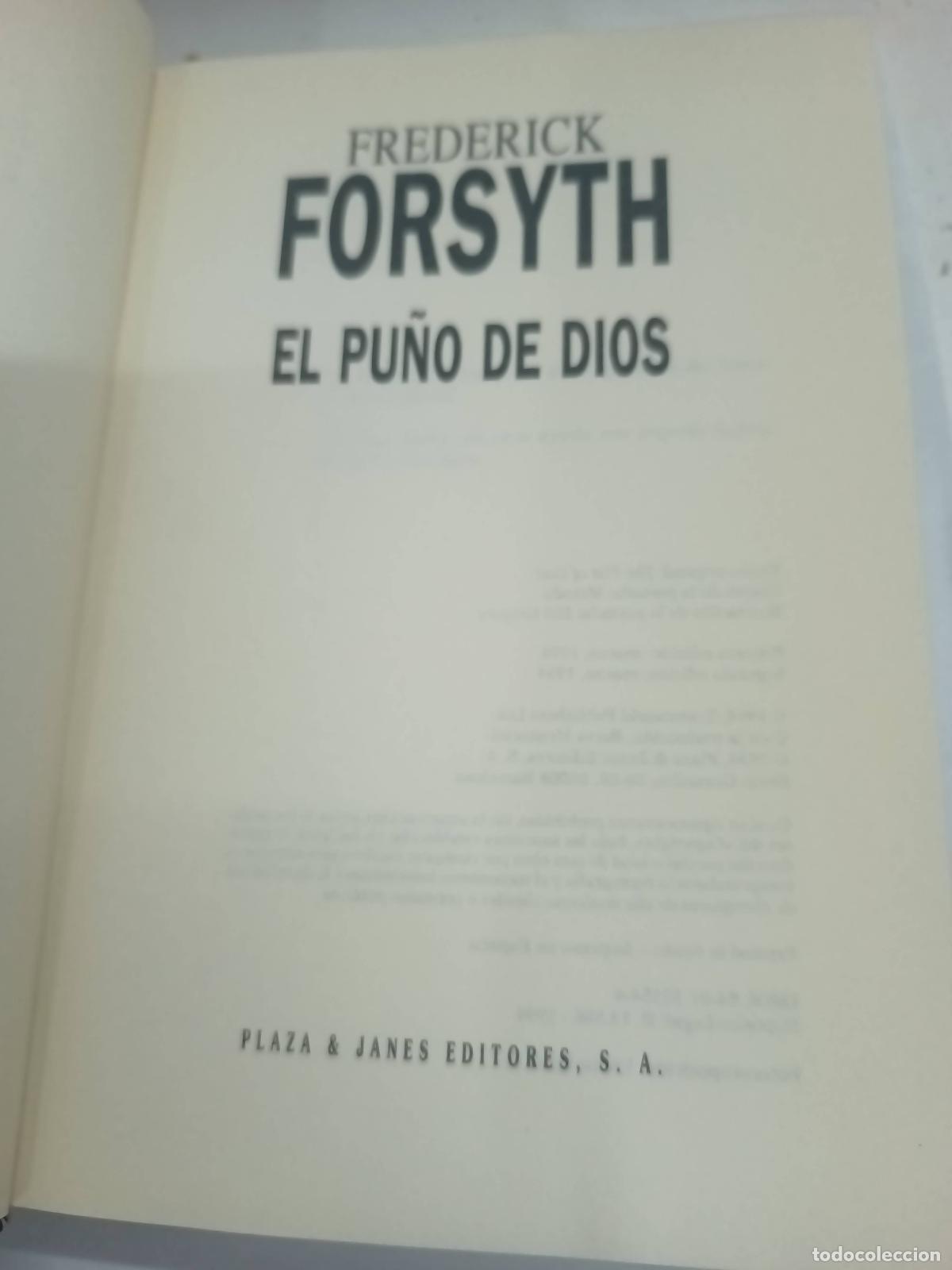 Libros: El pu&ntilde;o de Dios - Frederick Forsyth - Foto 1