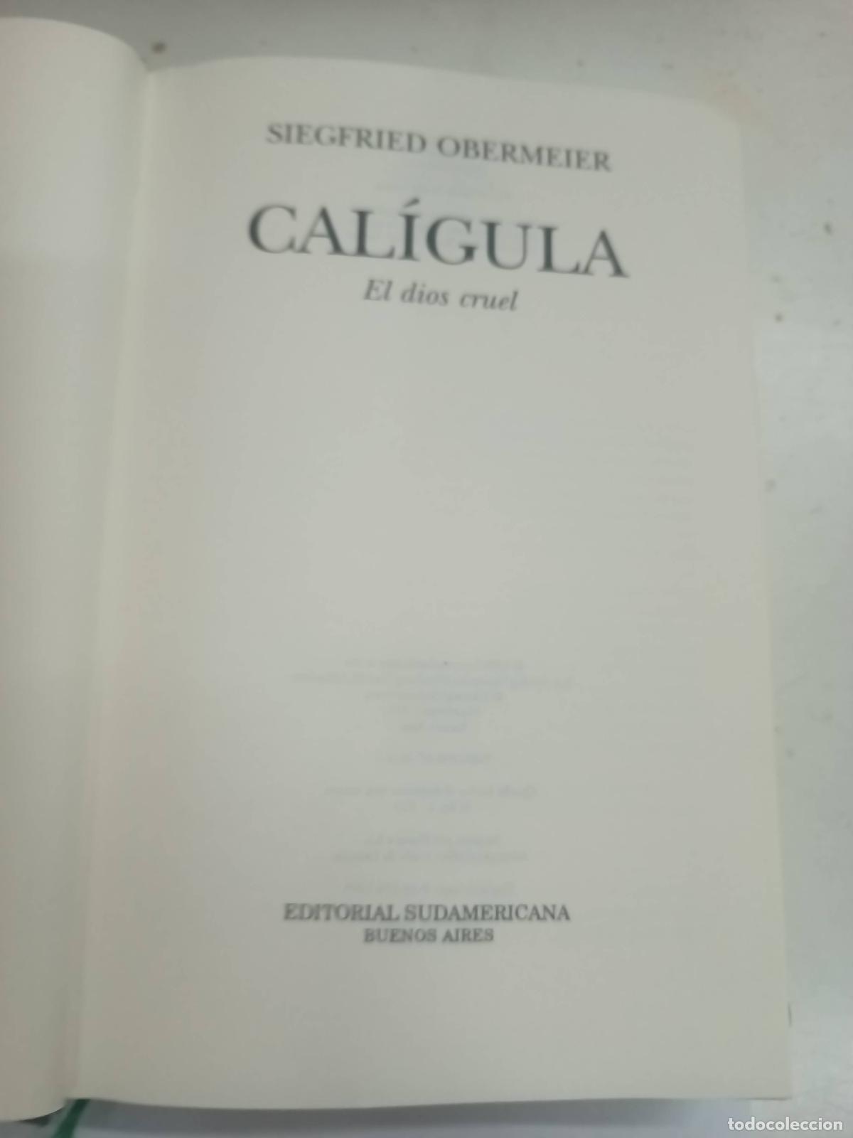 Libros: Caligula el dios cruel - Siegfried Obermeier - Foto 1