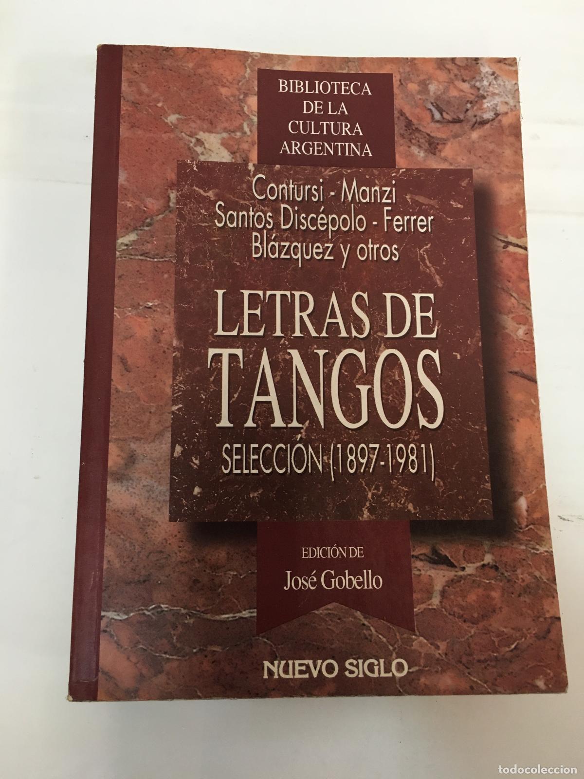Libros: Letras de tango - Jos&eacute; Gobello - Foto 1