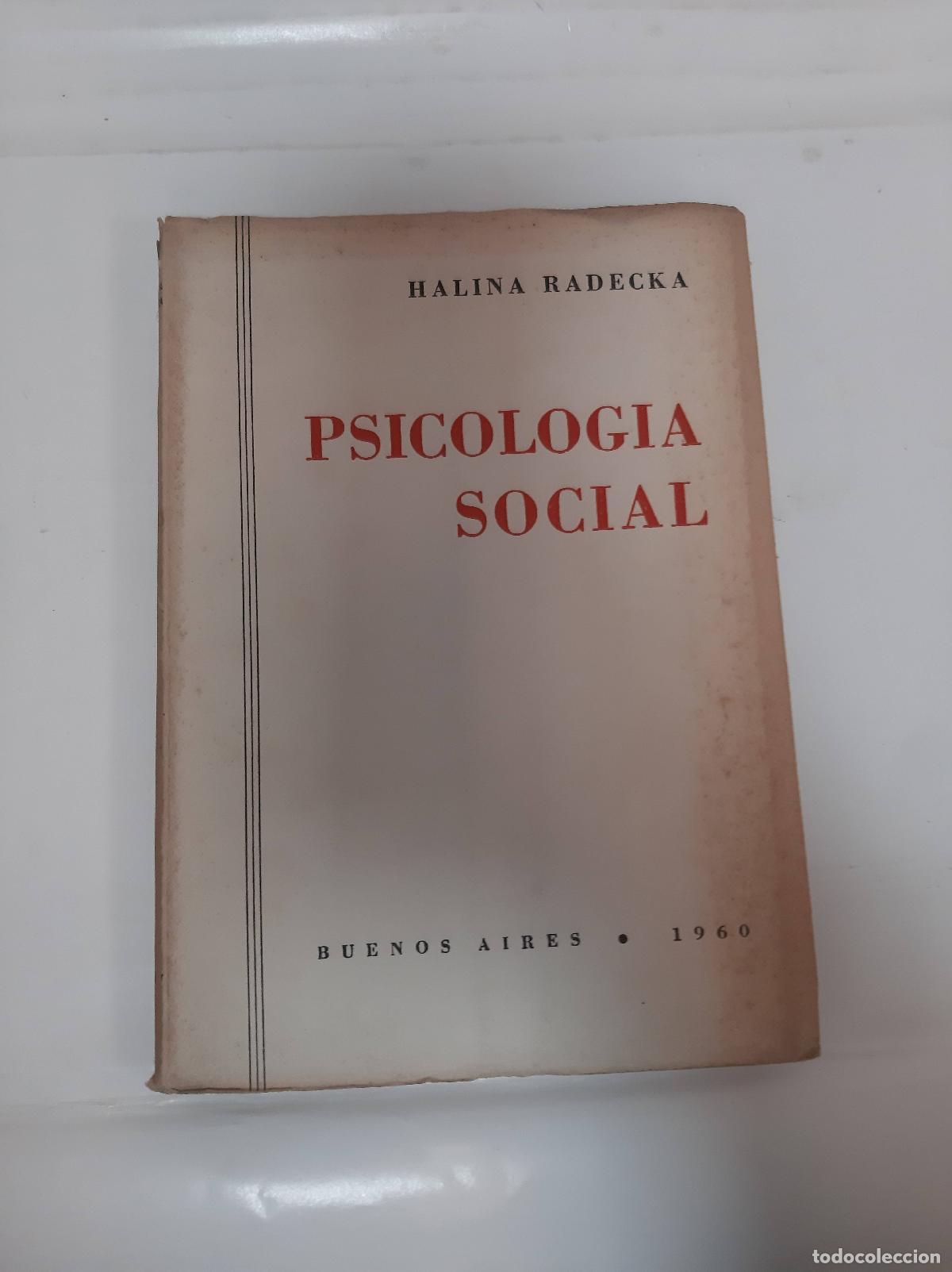 Libros: Psicologia social - Halina Radecka - Foto 1