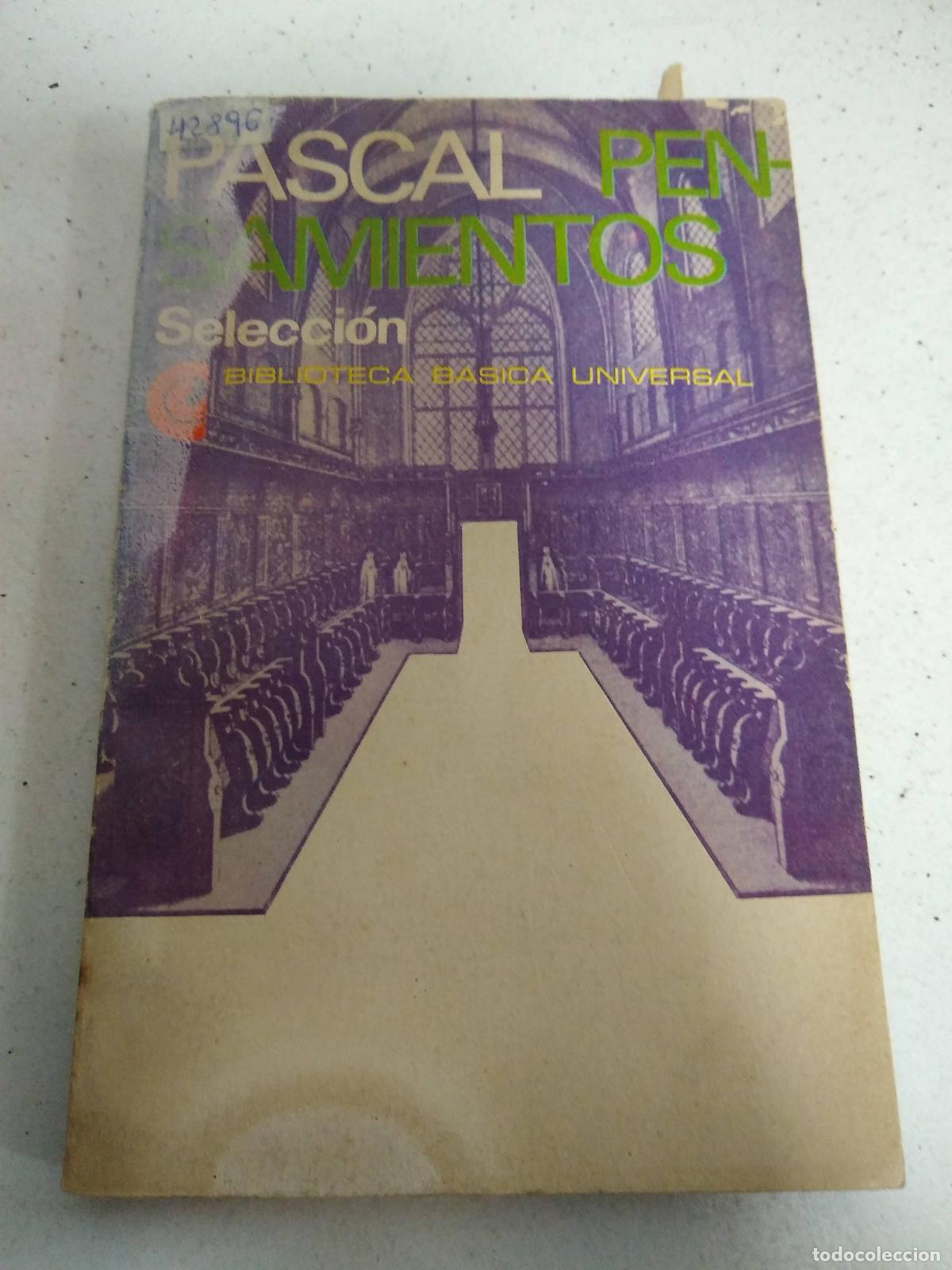 Libros: Pensamientos - Pascal - Foto 1