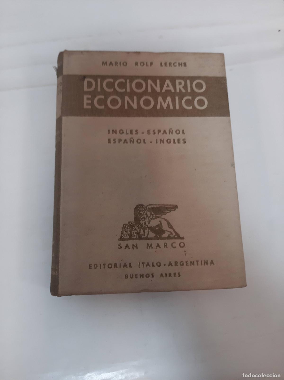 Libri di seconda mano: Diccionario Economico - Mario Rold Lerche