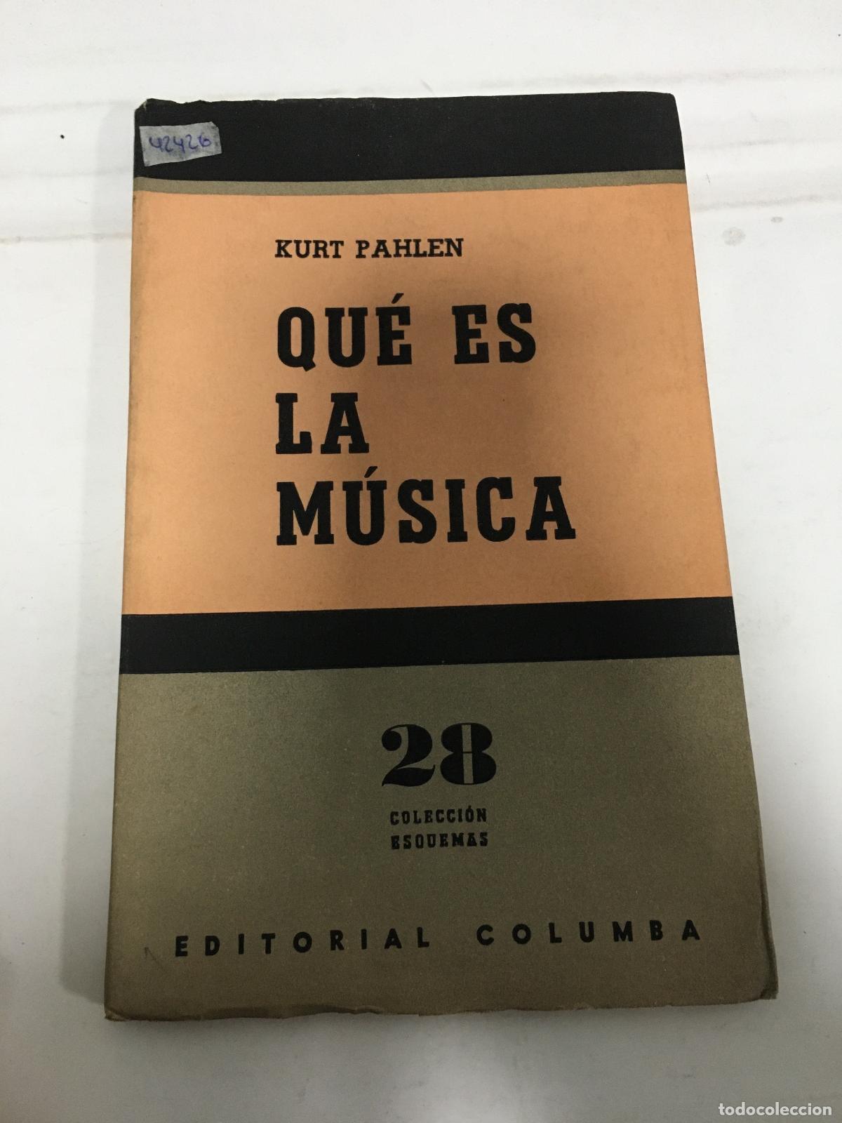 Libros: Qu&eacute; es la musica - Kurt Pahlen - Foto 1