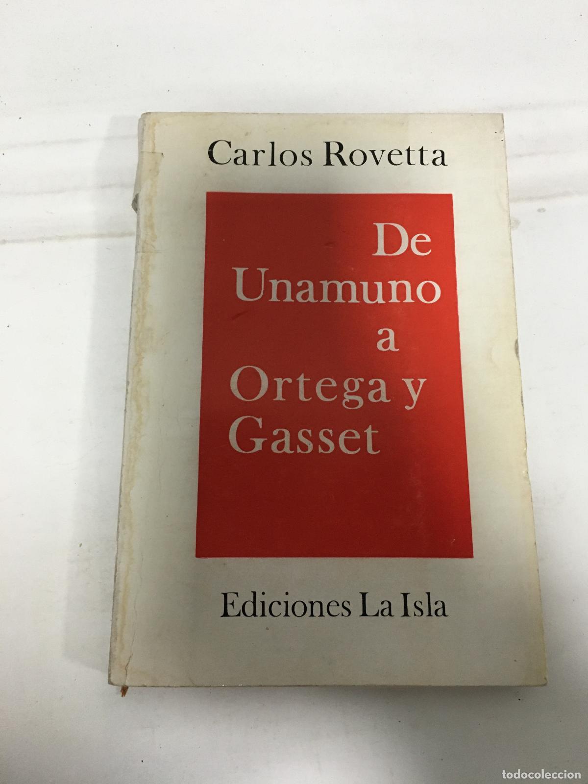 Libros: De Unamuno a Ortega y Gasset - Carlos Rovetta - Foto 1