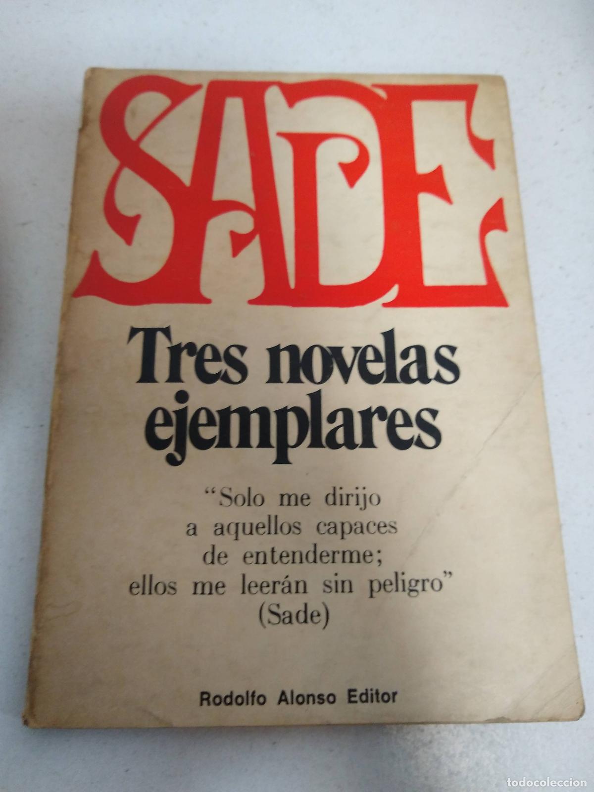 Libros: Tres Novelas ejemplares - Sade - Foto 1