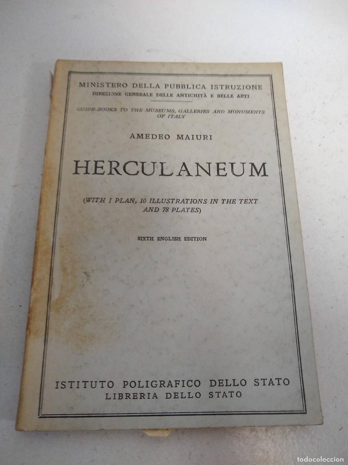 B&uuml;cher: Herculaneum - Amedeo Maiuri