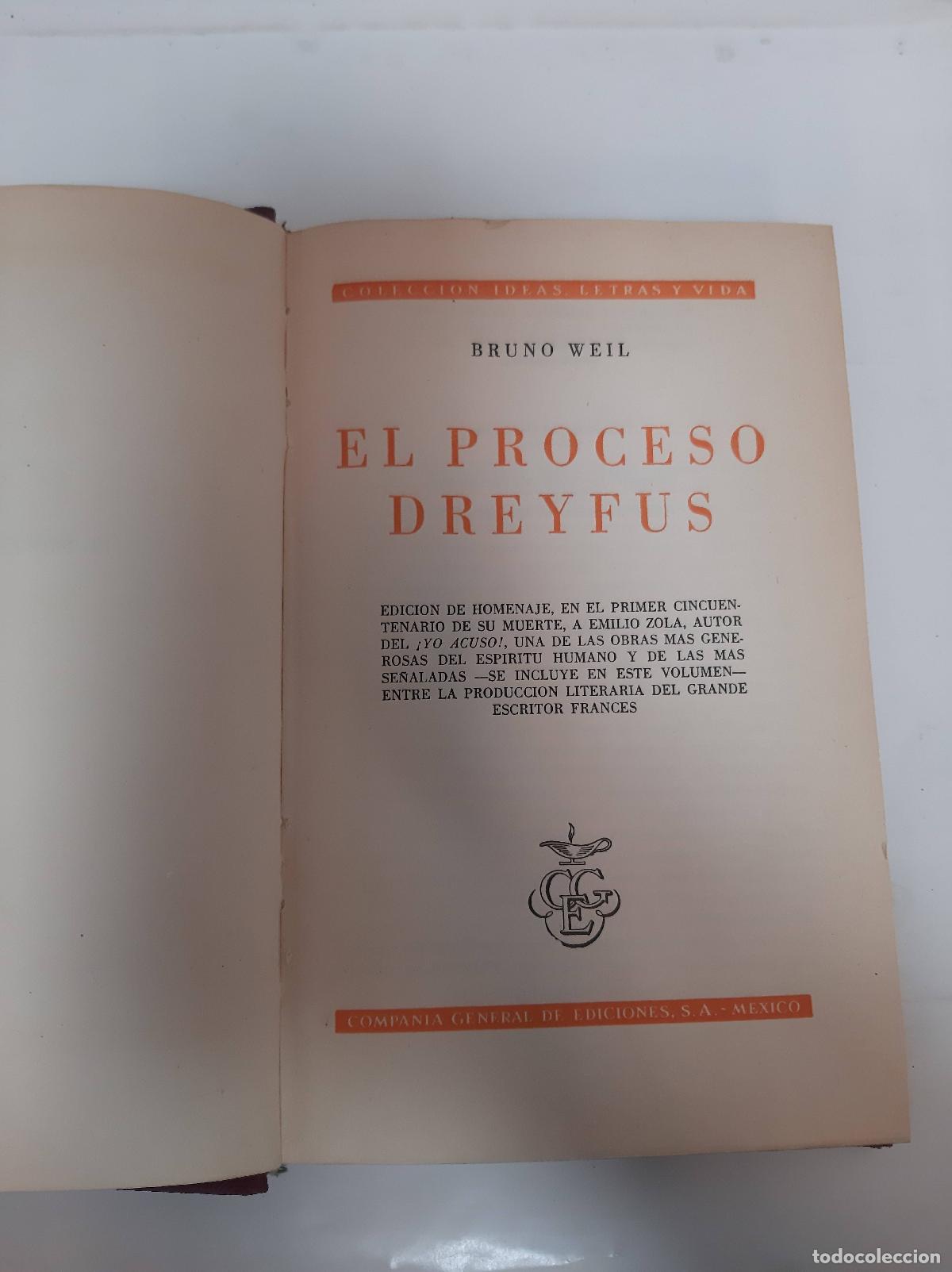 Libros: el proceso dreyfus - bruno weil - Foto 1