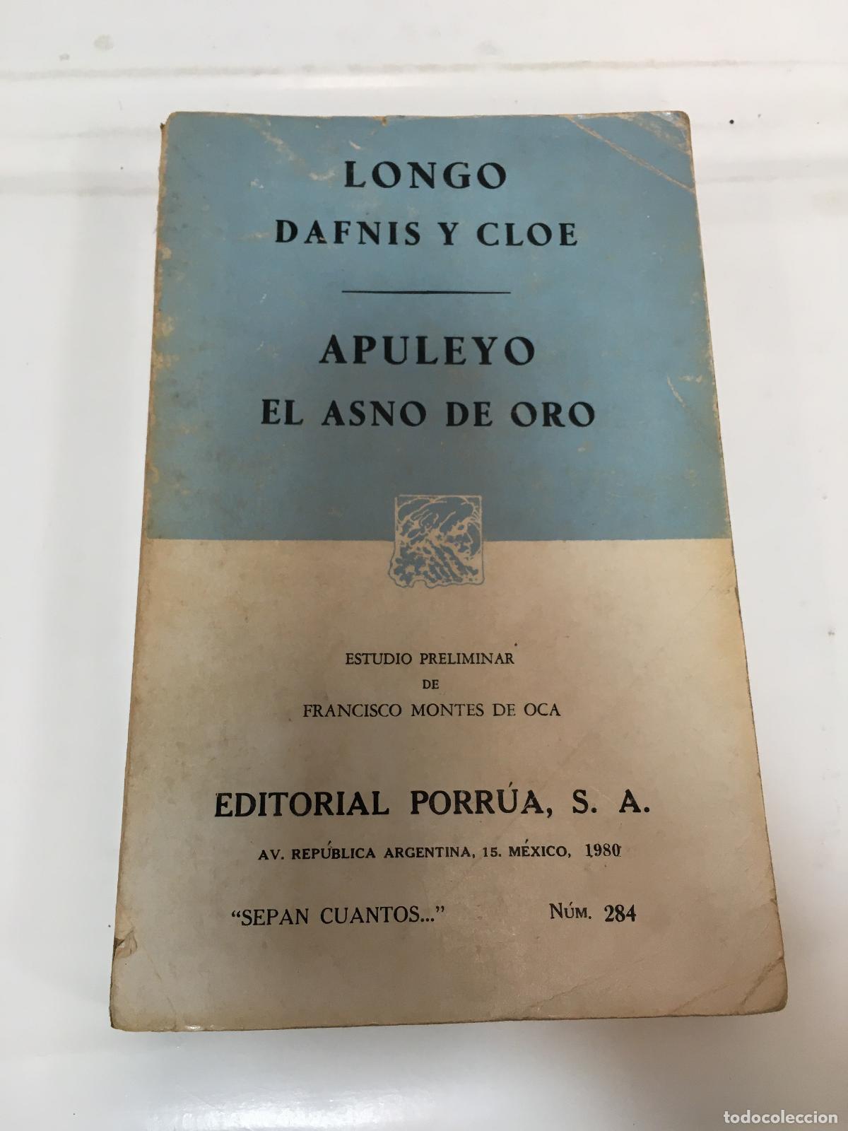 Libri di seconda mano: Apuleyo, el asno de oro - Longo Dafnis y Cloe