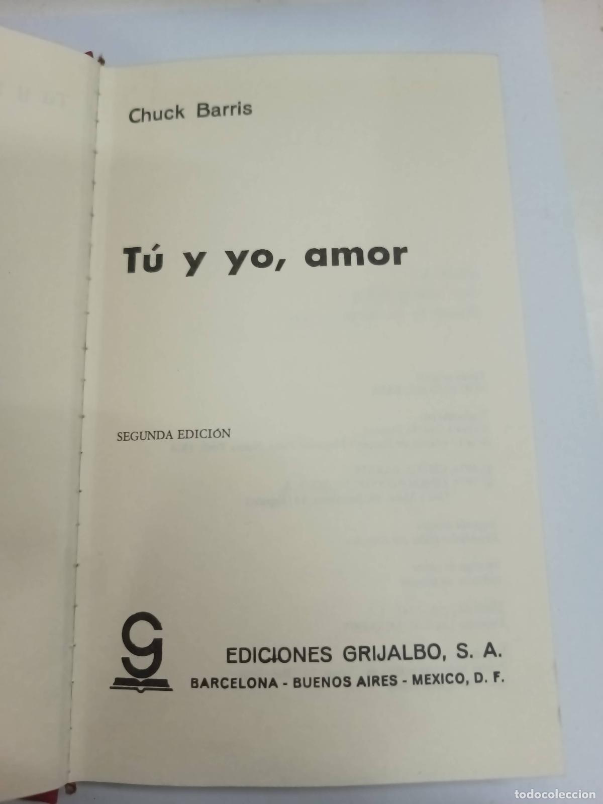 Libros: Tu y yo amor - Chuck Barris - Foto 1