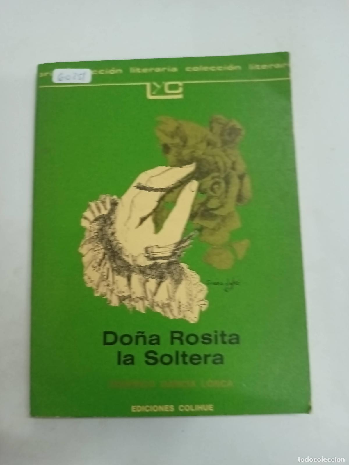 Libros: Do&ntilde;a Rosita la soltera - Federico Garcia Lorca