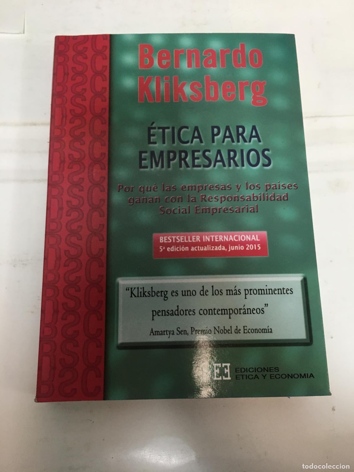 Libros: Etica para empresarios - Bernardo Kliksberg - Foto 1