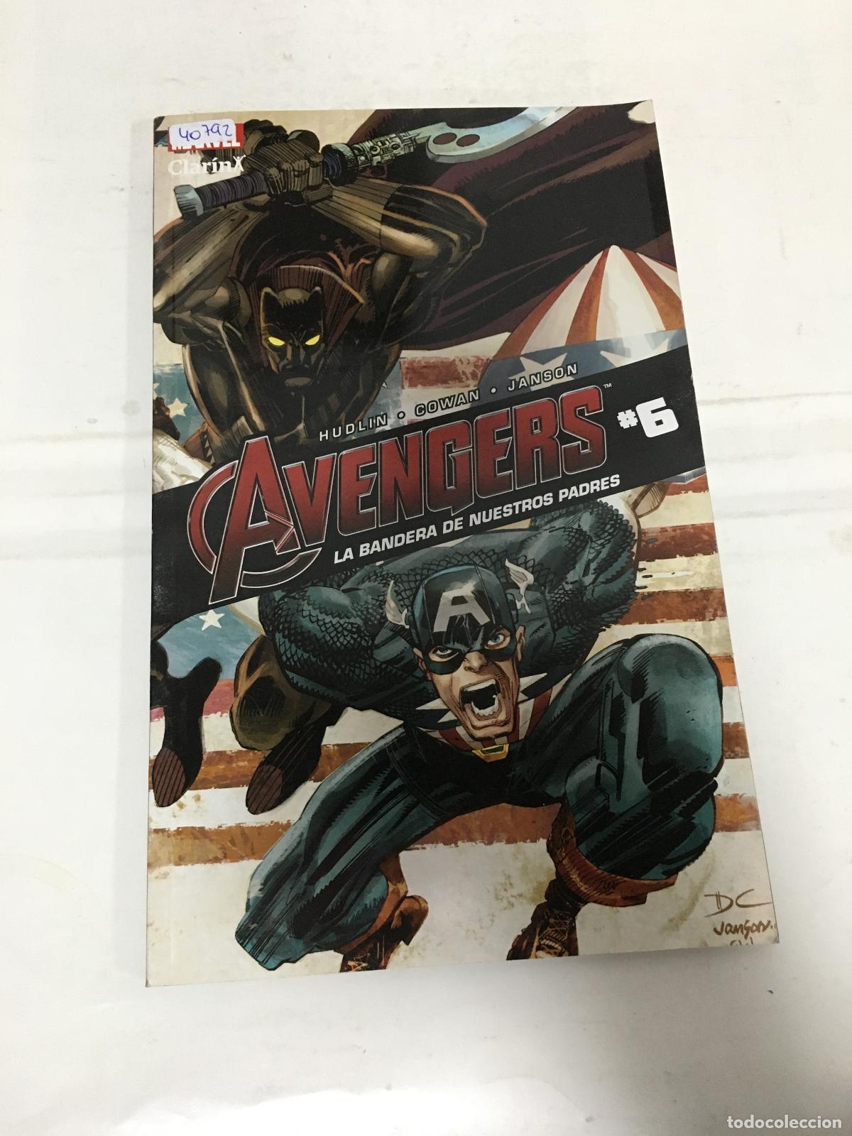 Libros: avengers n6 la bandera de nuestros padres - Hudlin - Cowan - Janson