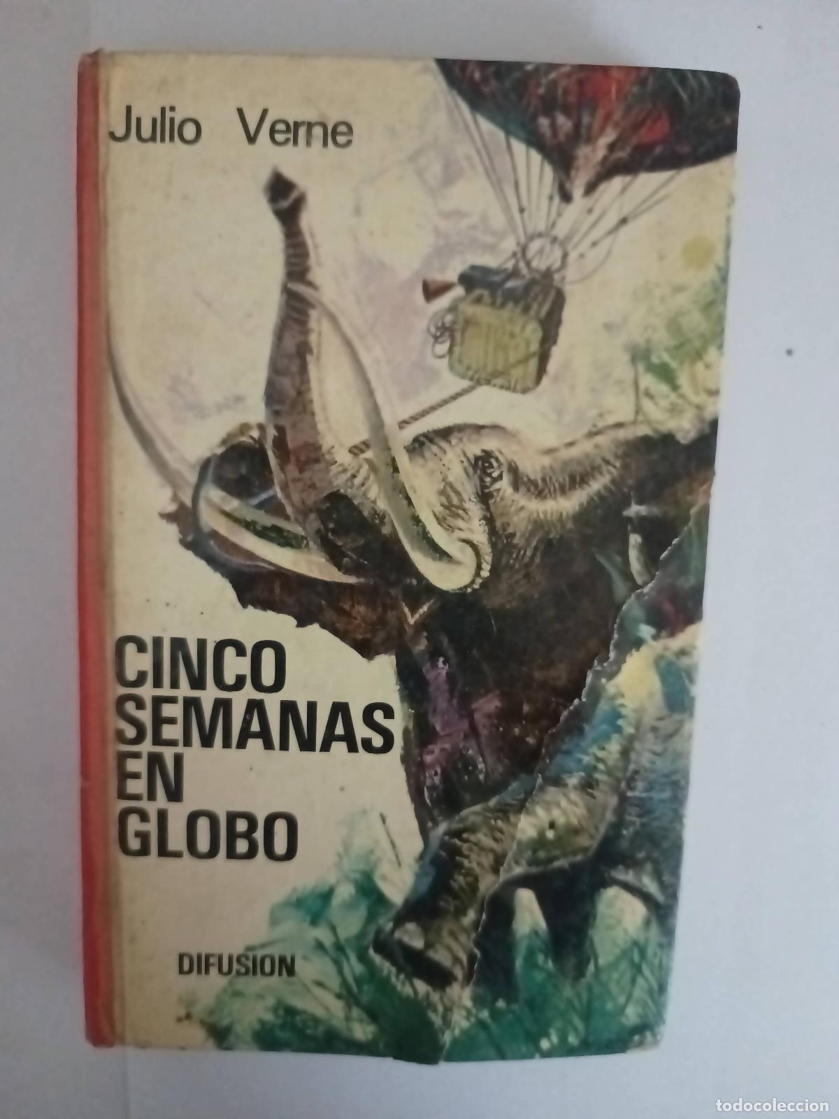 Libros: Cinco semanas en globo - Julio Verne - Foto 1