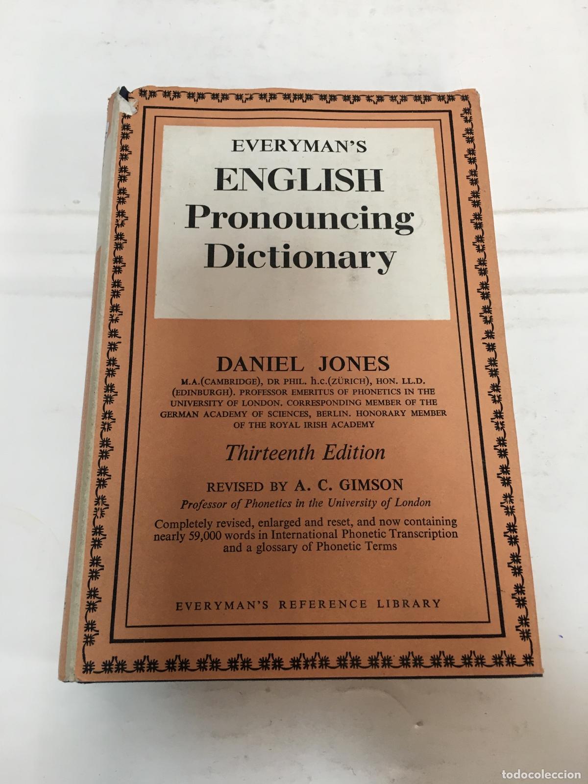 Libros: Everyman&acute;s english pronouncing dictionary - Daniel Jones - Foto 1