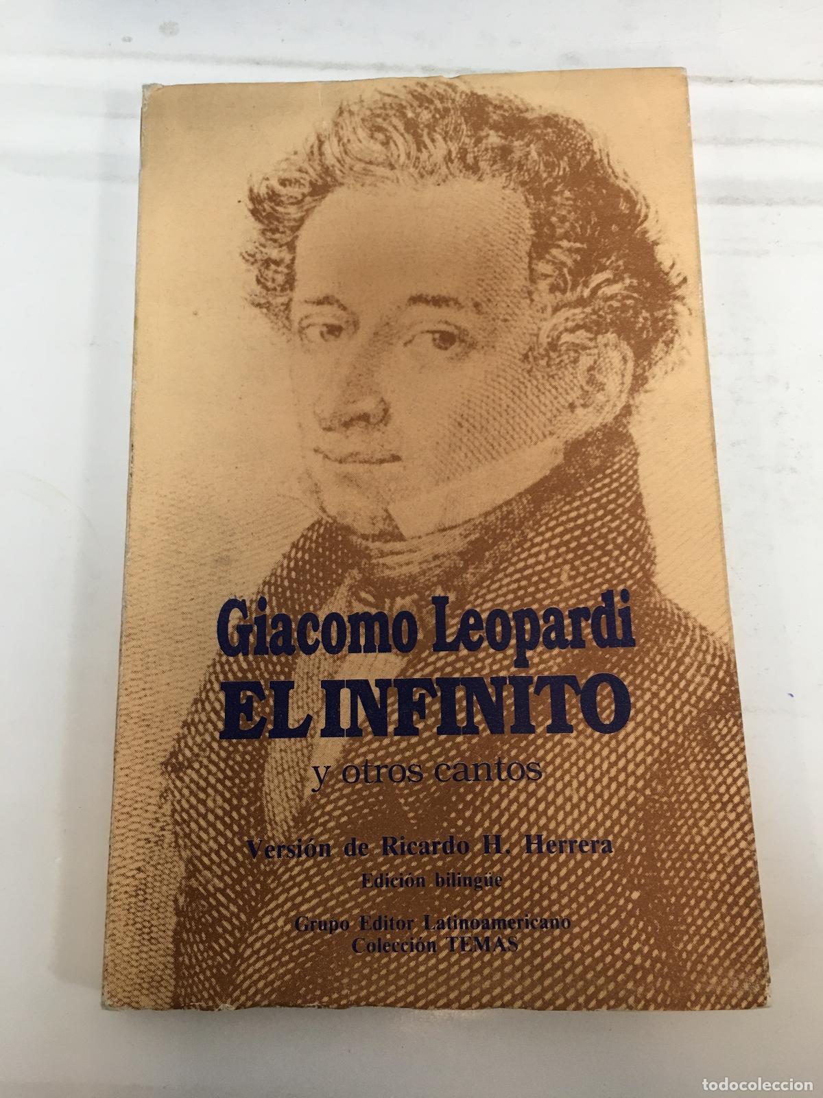 Libros: El infinito - Giacomo Leopardi - Foto 1