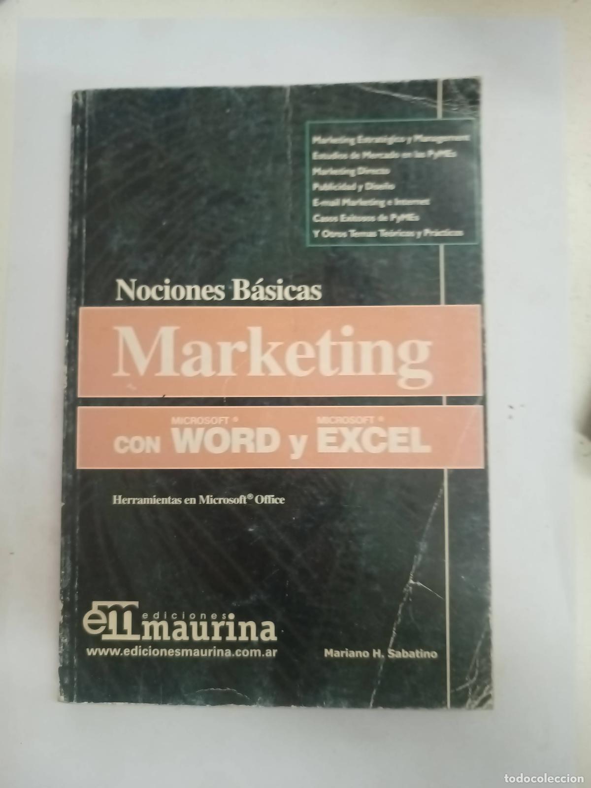 Libros: Marketing nociones basicas - Mariano H. Sabatino - Foto 1