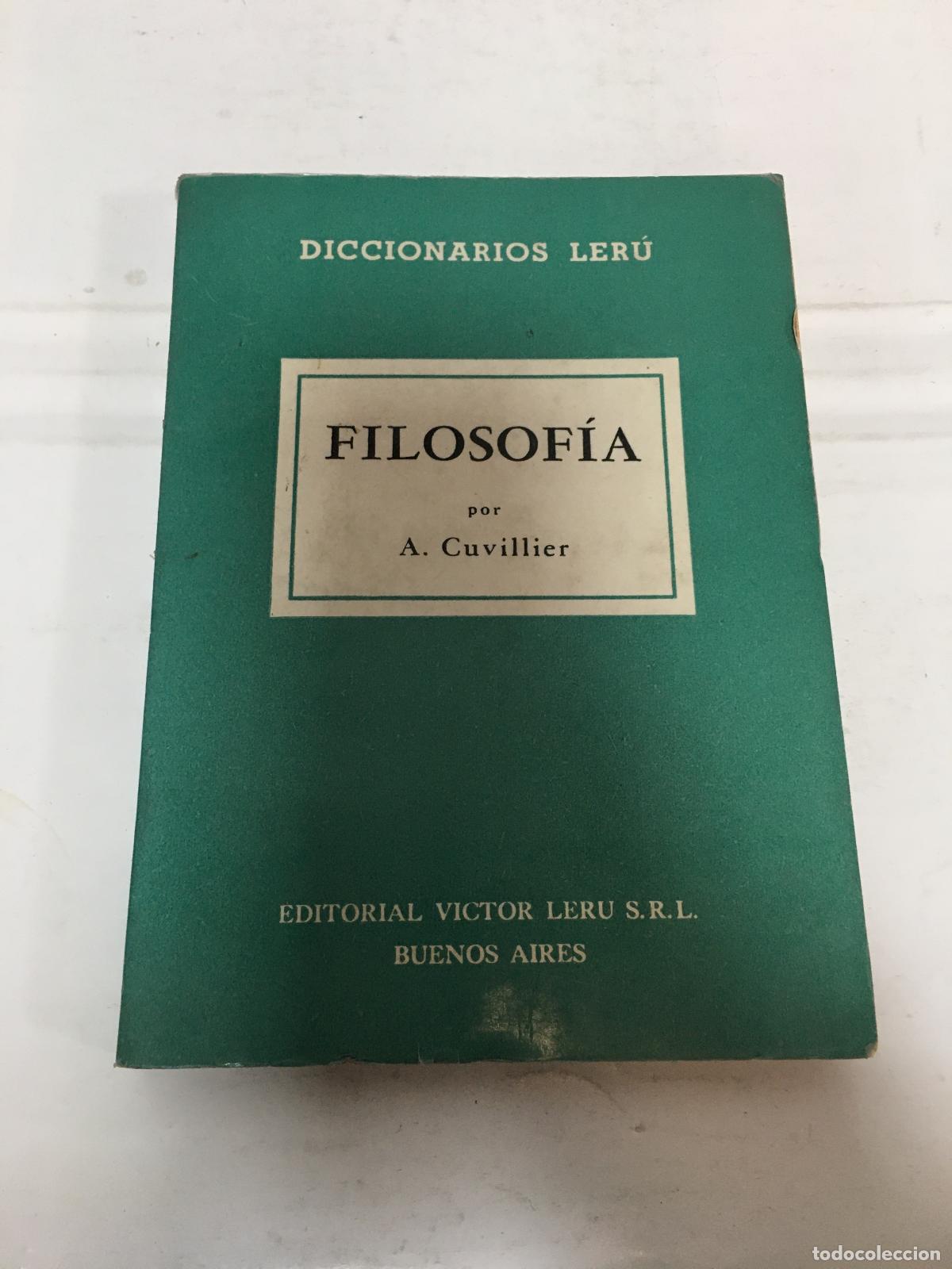Libros: Filosofia - A Cuvillier - Foto 1