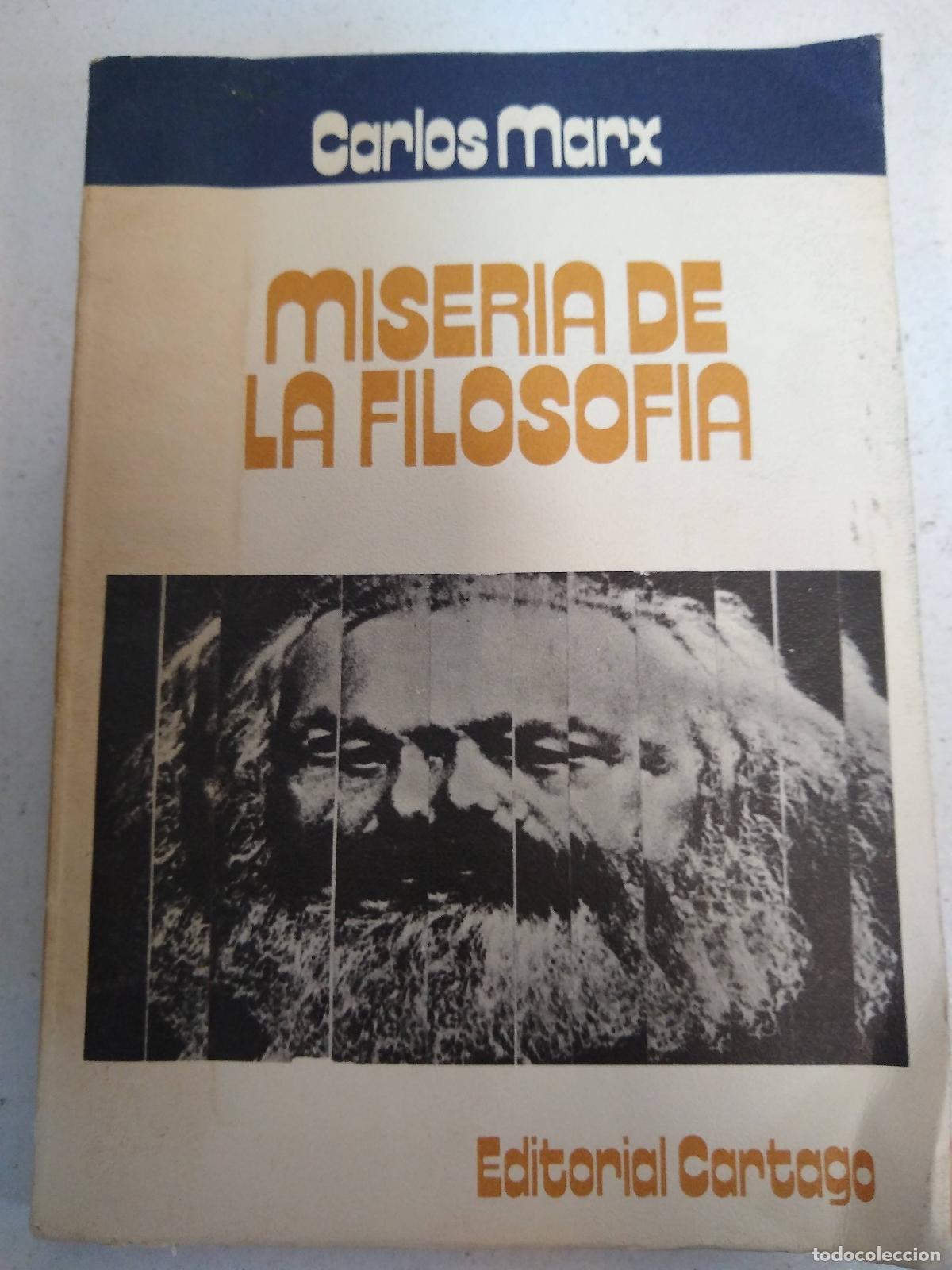 Libros: Miseria de la filosofia - Carlos Marx - Foto 1