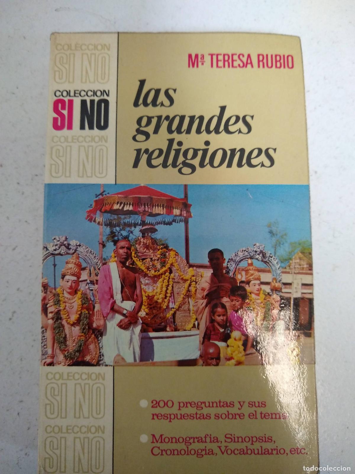Libros: Las grandes religiones - Teresa Rubio - Foto 1