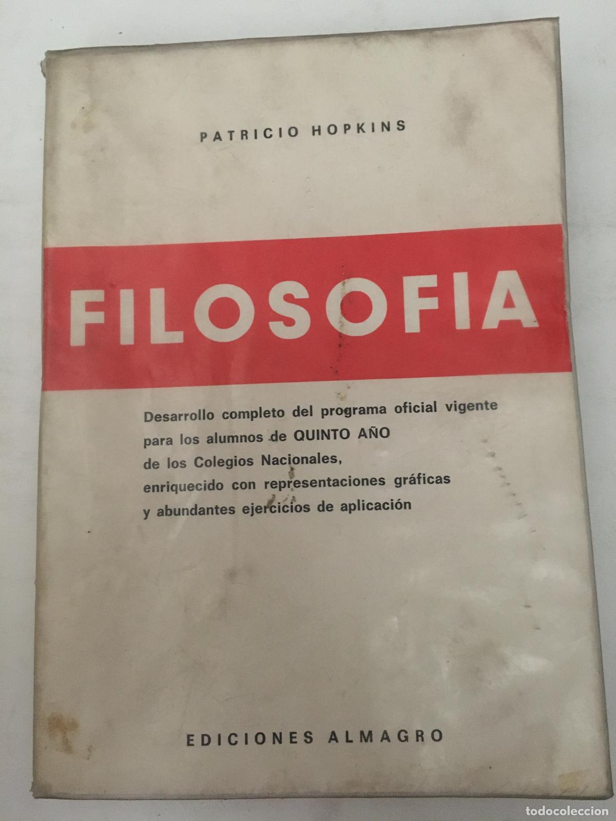 Libros: Filosofia - Patricio Hopkins - Foto 1