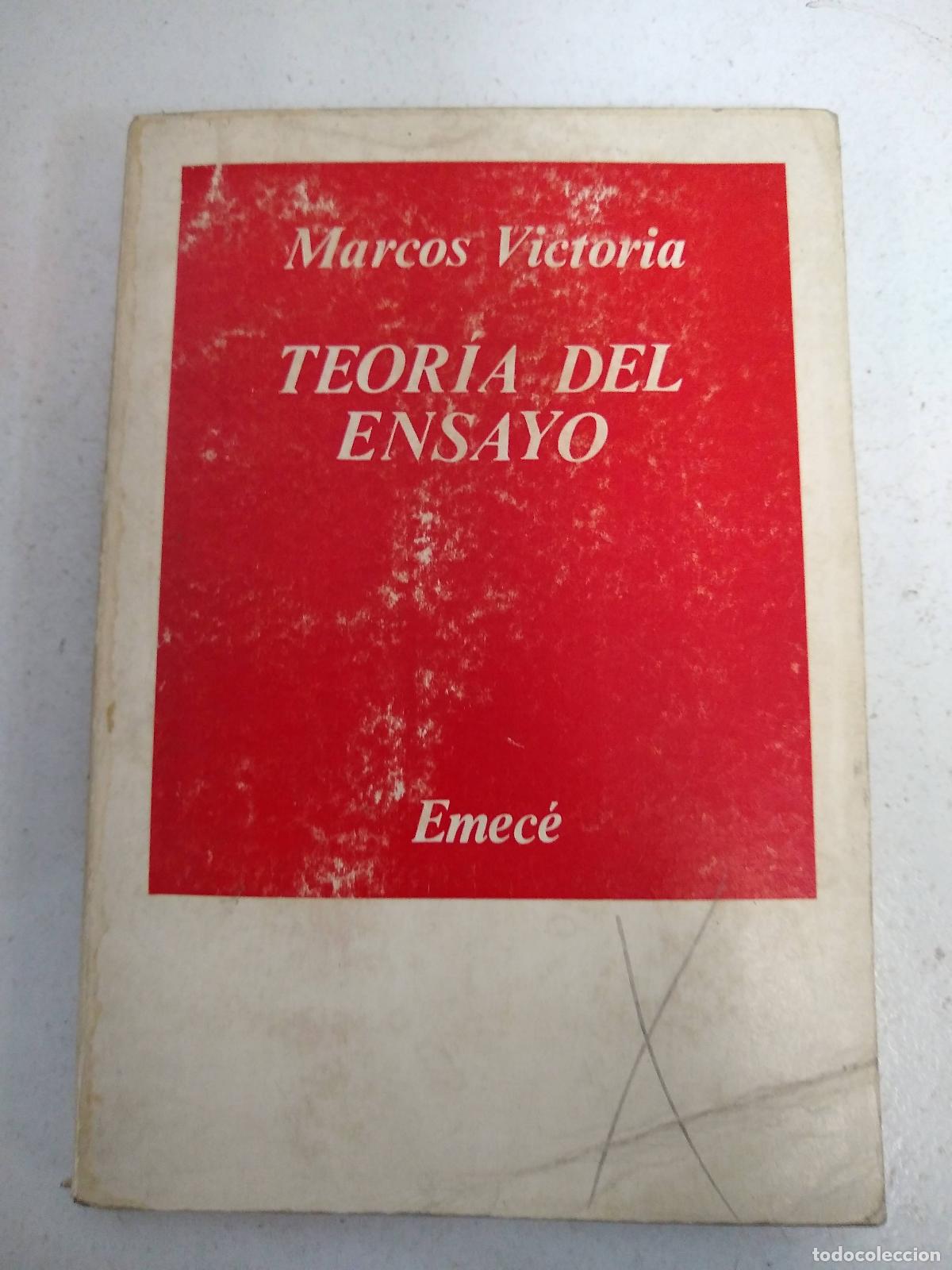 B&uuml;cher: Teor&iacute;a del ensayo - Marcos Victoria