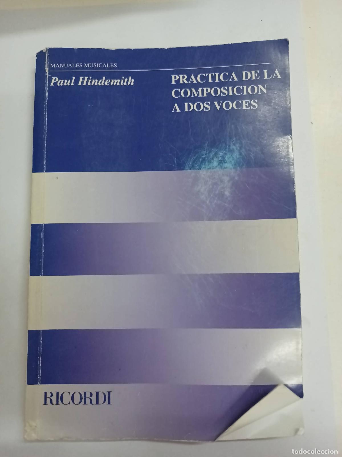 Libros: Practica de la composicion a dos voces - Paul Hindemith - Foto 1