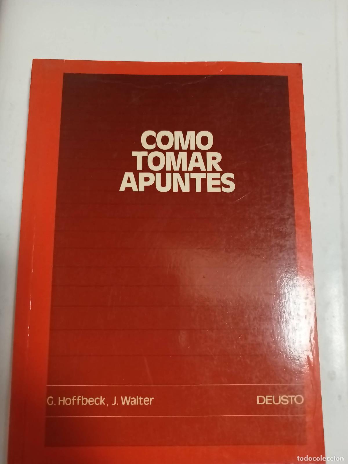 Libros: Como tomar apuntes - Hoffbeck, Walter - Foto 1