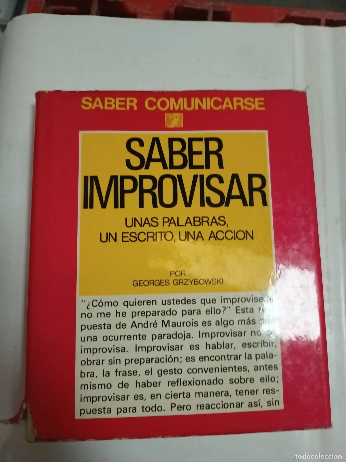 Libros: Saber improvisar - Georges Grzybowski - Foto 1