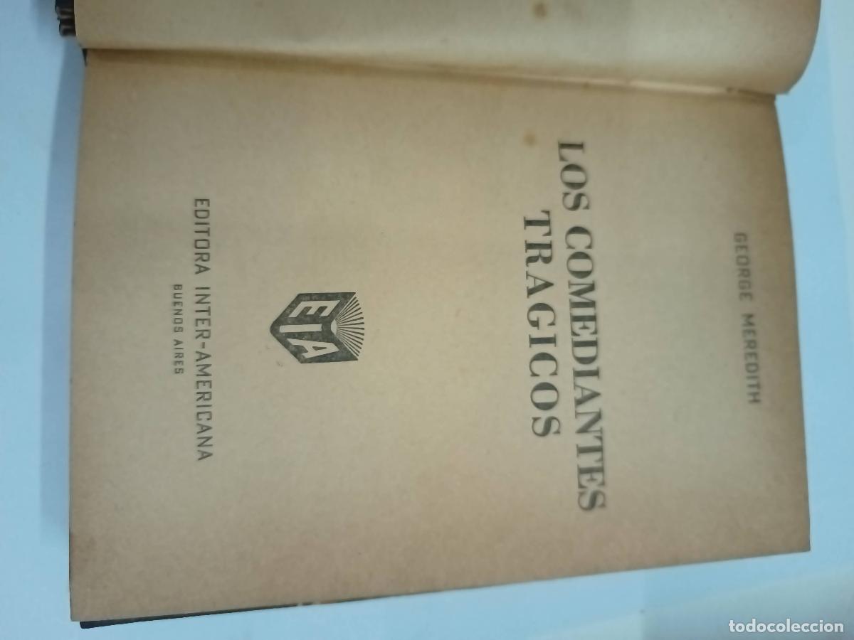 Libros: Los comediantes tragicos - George Meredith - Foto 1