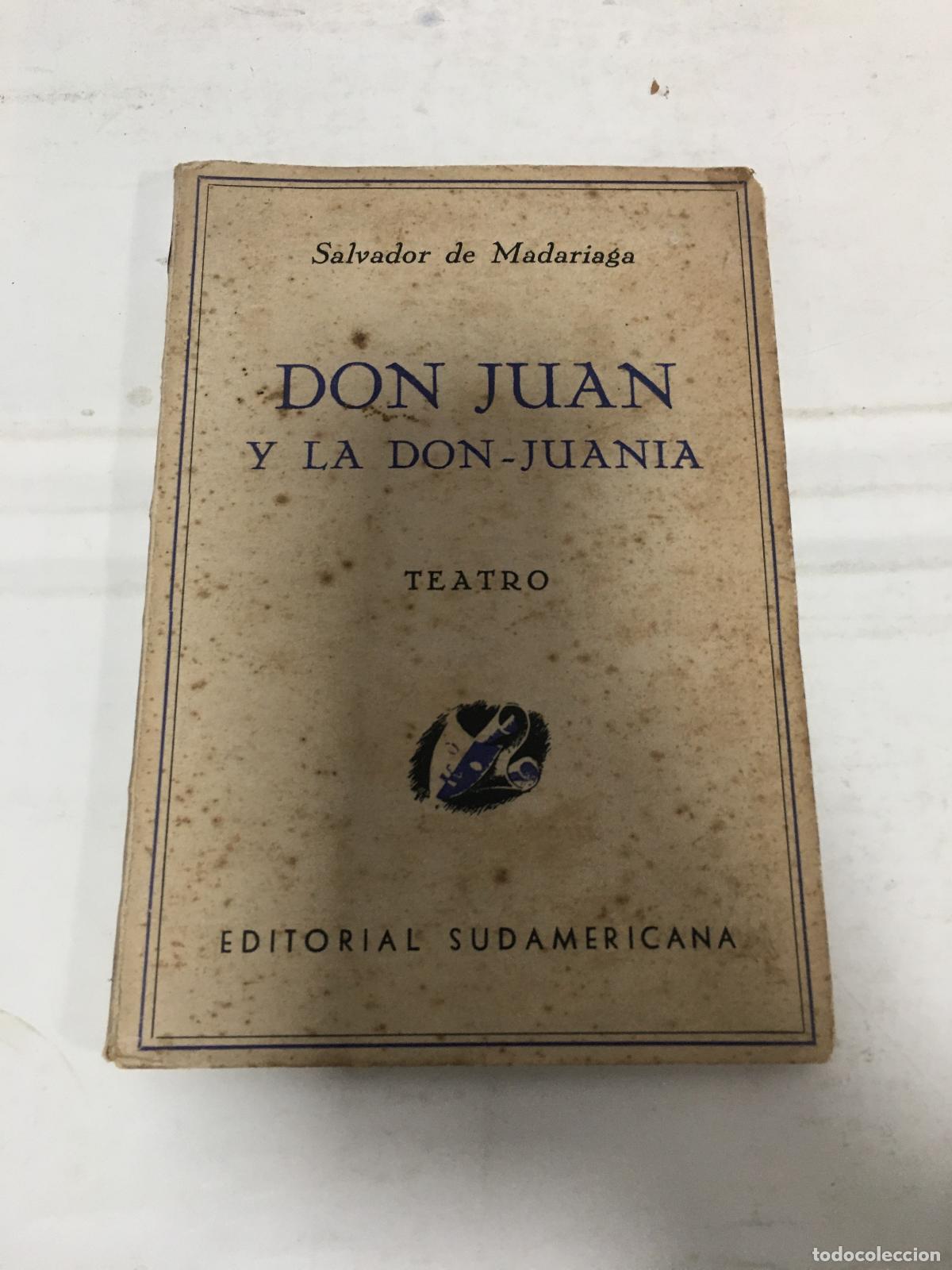books: don juan y la don juania - Salvador de Madariaga