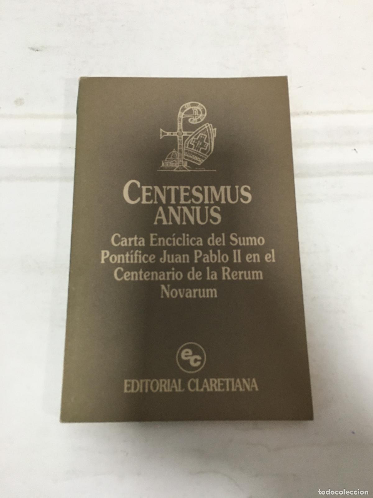 Libros: Centesimus Annus - Varios - Foto 1