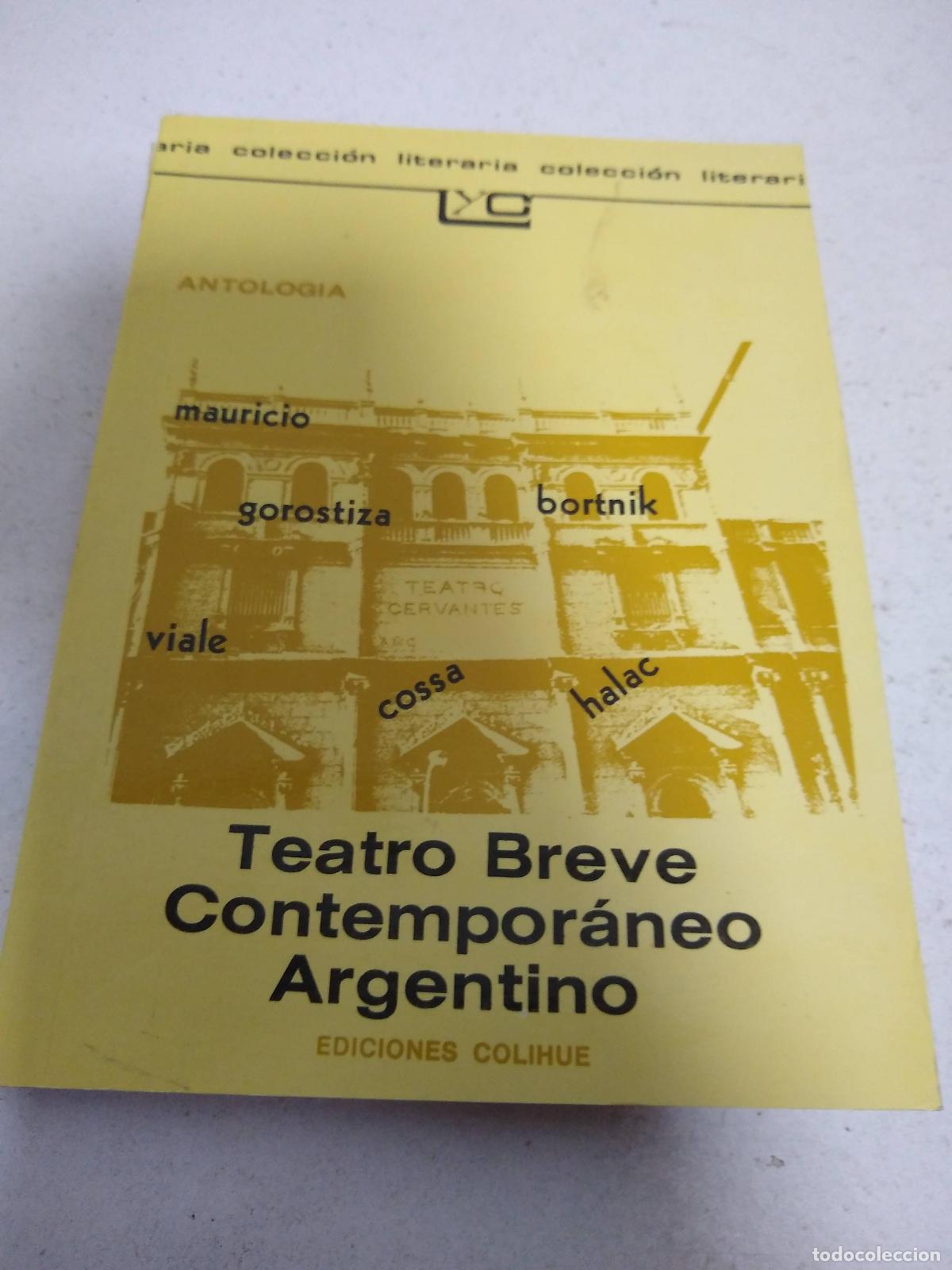 B&uuml;cher: Teatro Breve Contemporaneo Argentino - 053 - Esteve, Patricio,Burlando de Meyer, Elvira