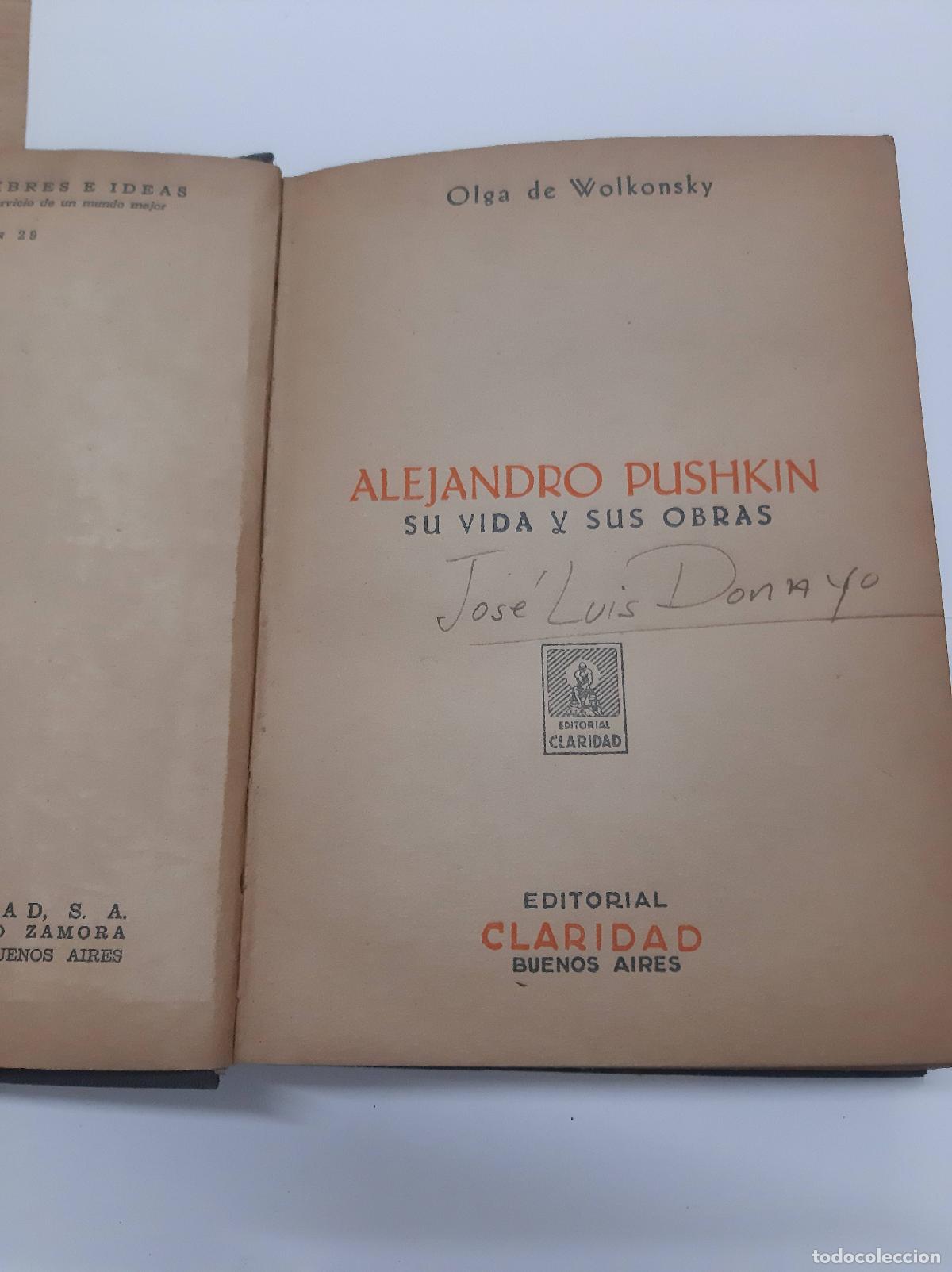 Libros: Alejandro Pushkin - Olga de Wolkonsky - Foto 1