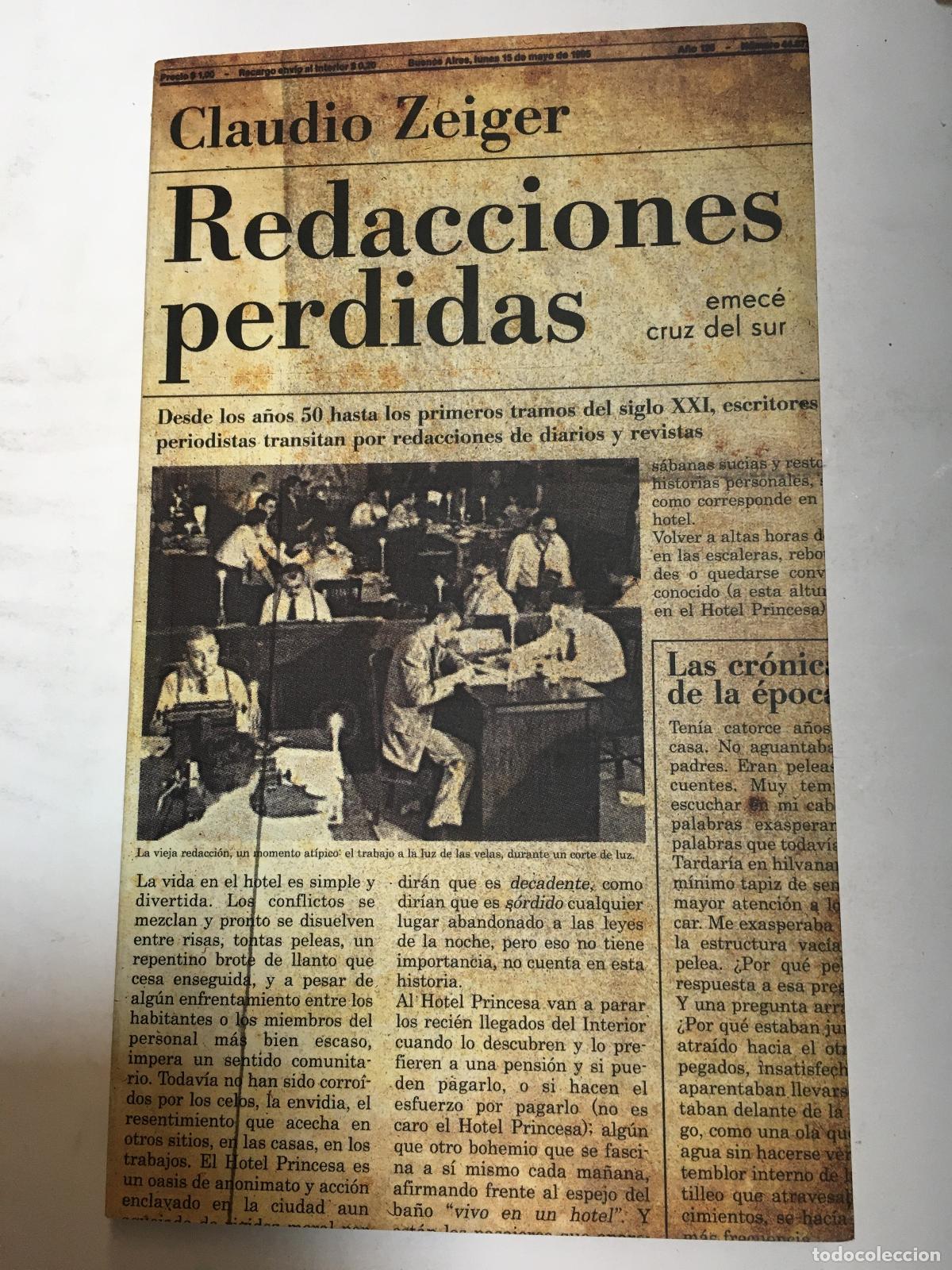 Livros em segunda m&atilde;o: Redacciones perdidas.-- ( Cruz del Sur ) - Zeiger, Claudio -